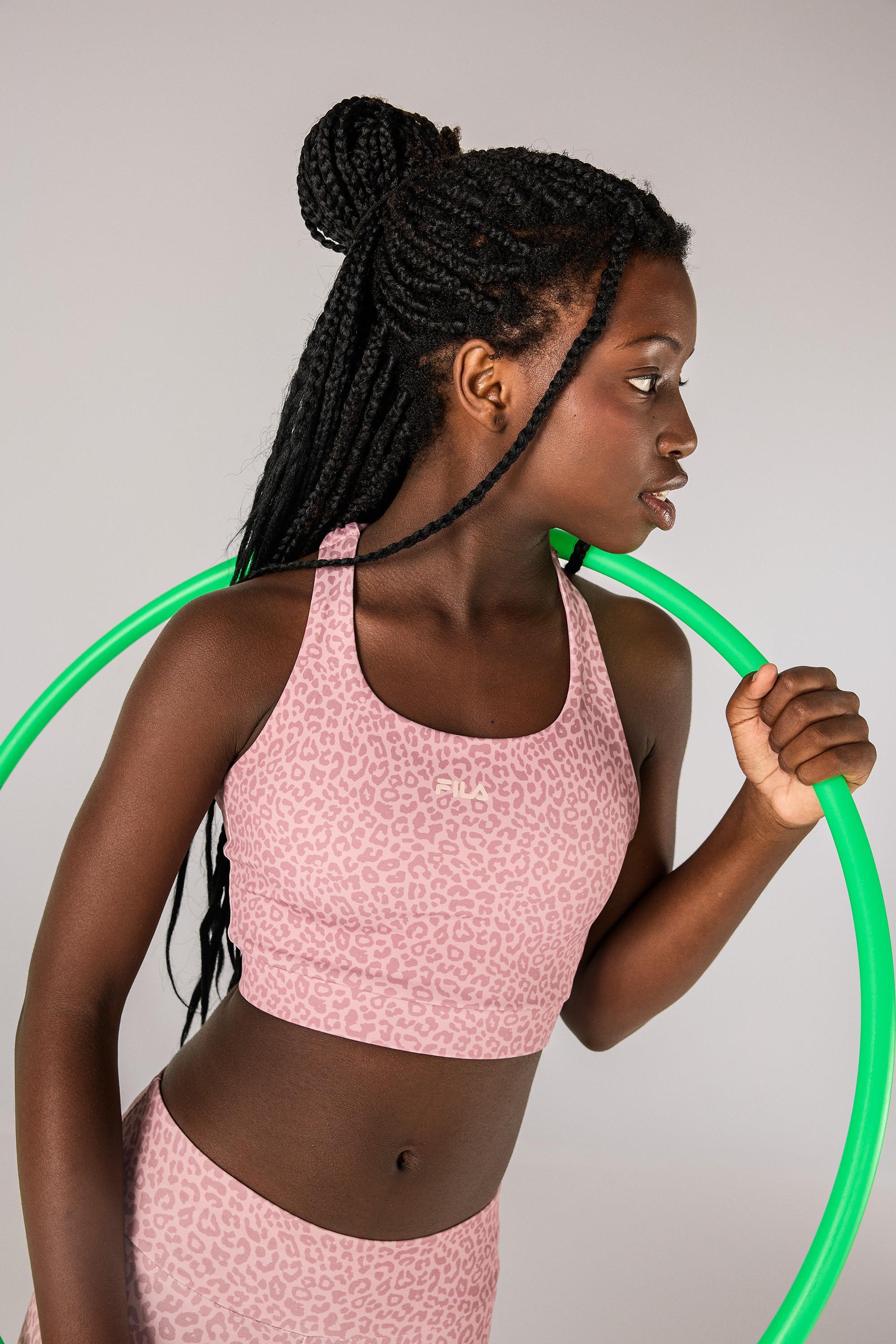 Top Deportivo Fila - Rosa - Top Espalda Cruzada Niña talla 10