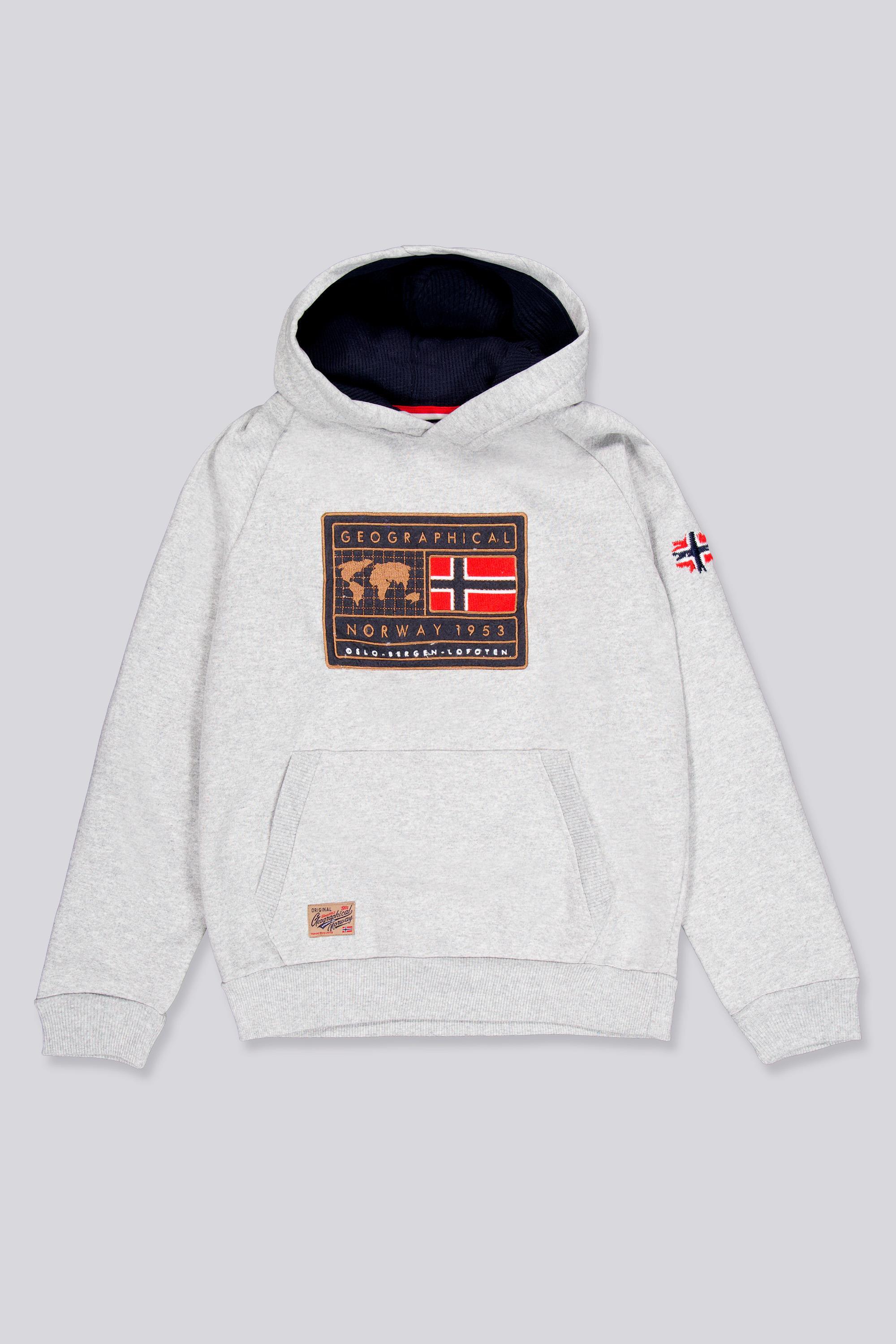 Geographical Norway Gofoten - Gris - Sudadera Niño talla 12
