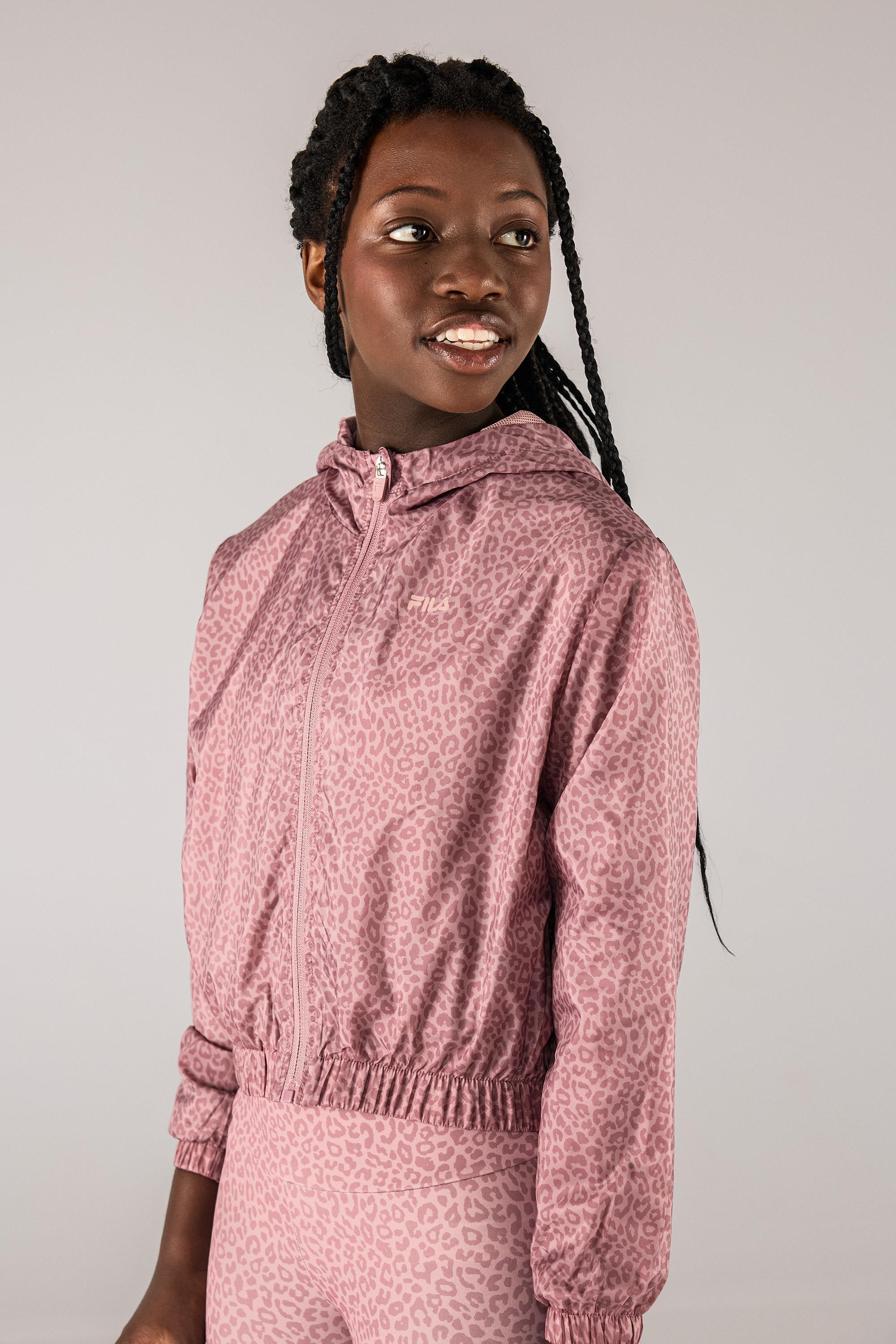 Sudadera Capucha Fila - Rosa Cremallera Niña talla 10