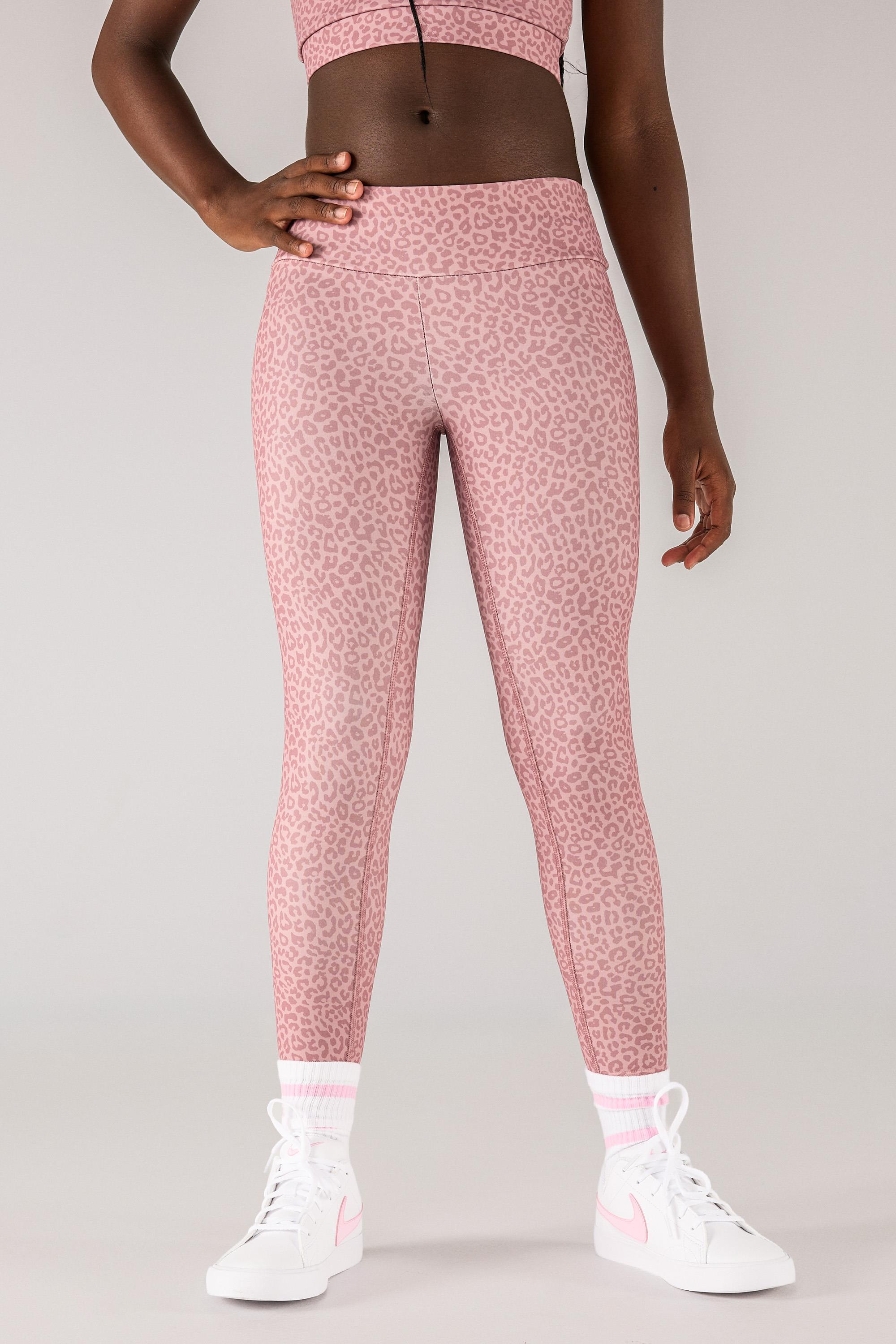 Mallas Tobilleras Fila - Rosa - Leggings Leopeardo Niña talla 14