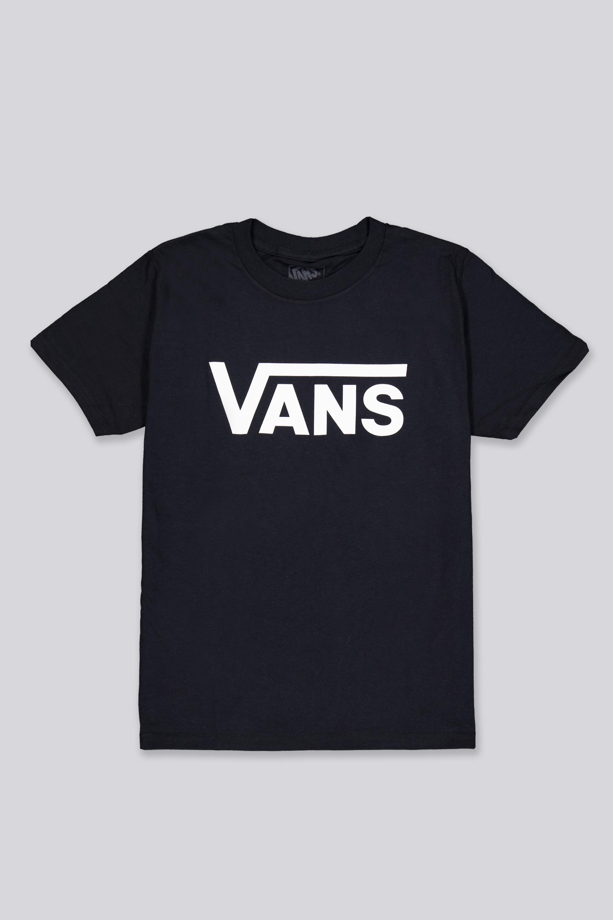 Camiseta Vans - Negro - Camiseta Algodón Niño talla 10