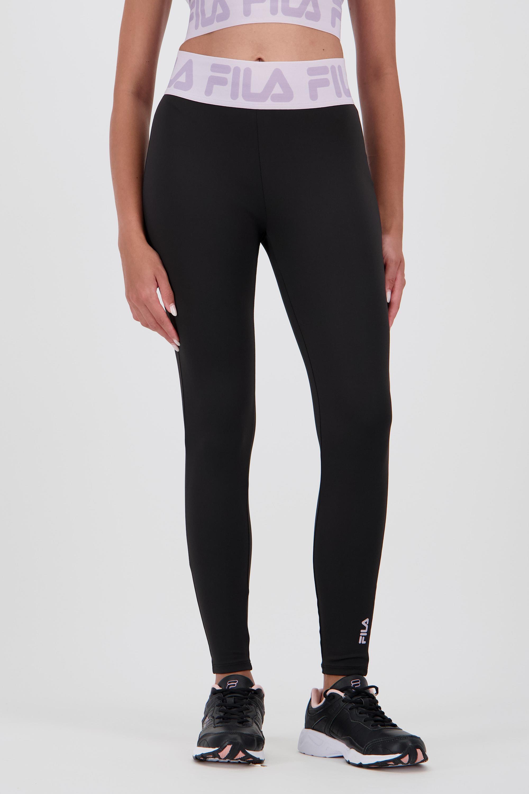 Mallas Tobilleras Fila - Negro Mujer talla L