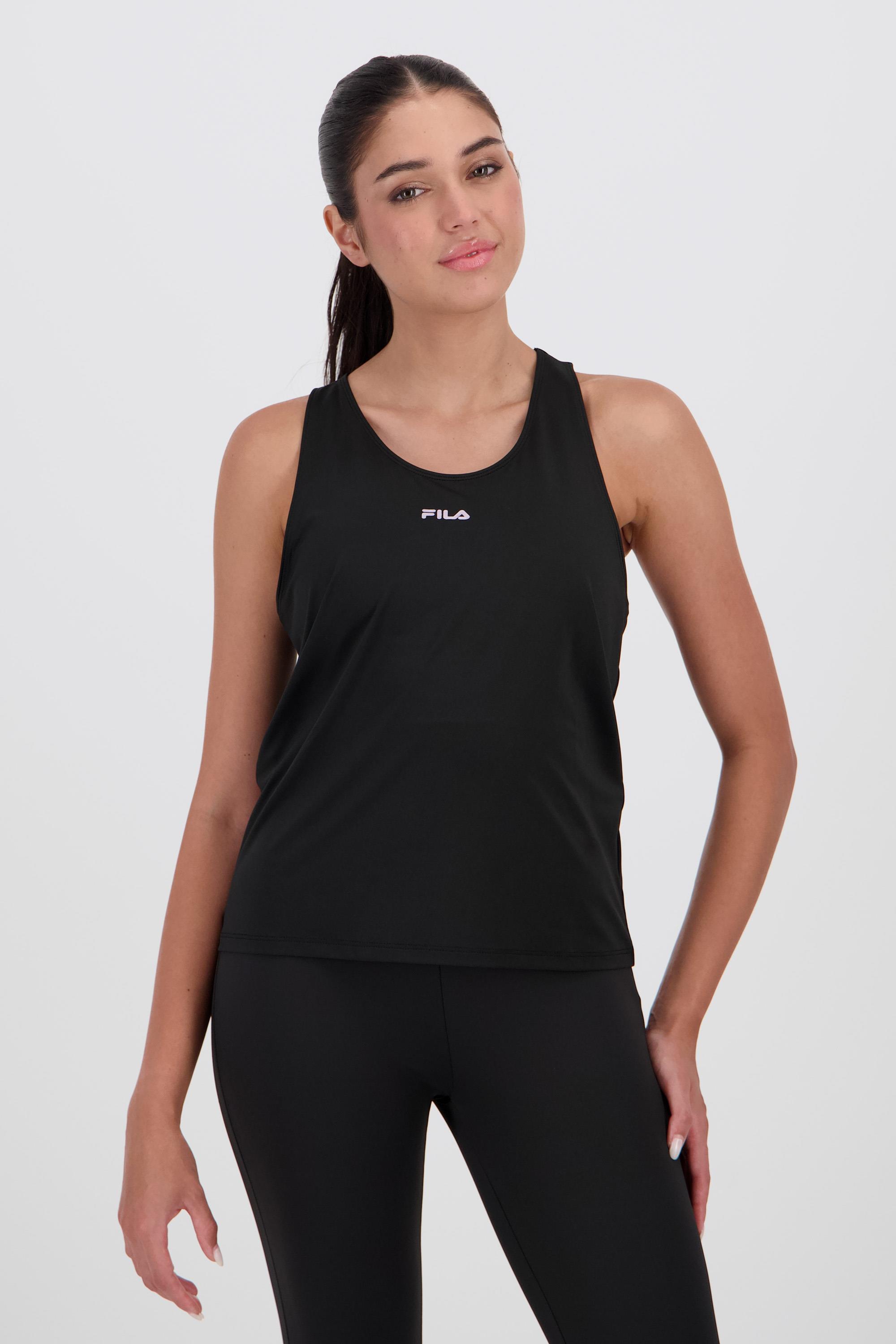 Fila Basic - Negro - Camiseta Tirantes Mujer talla L