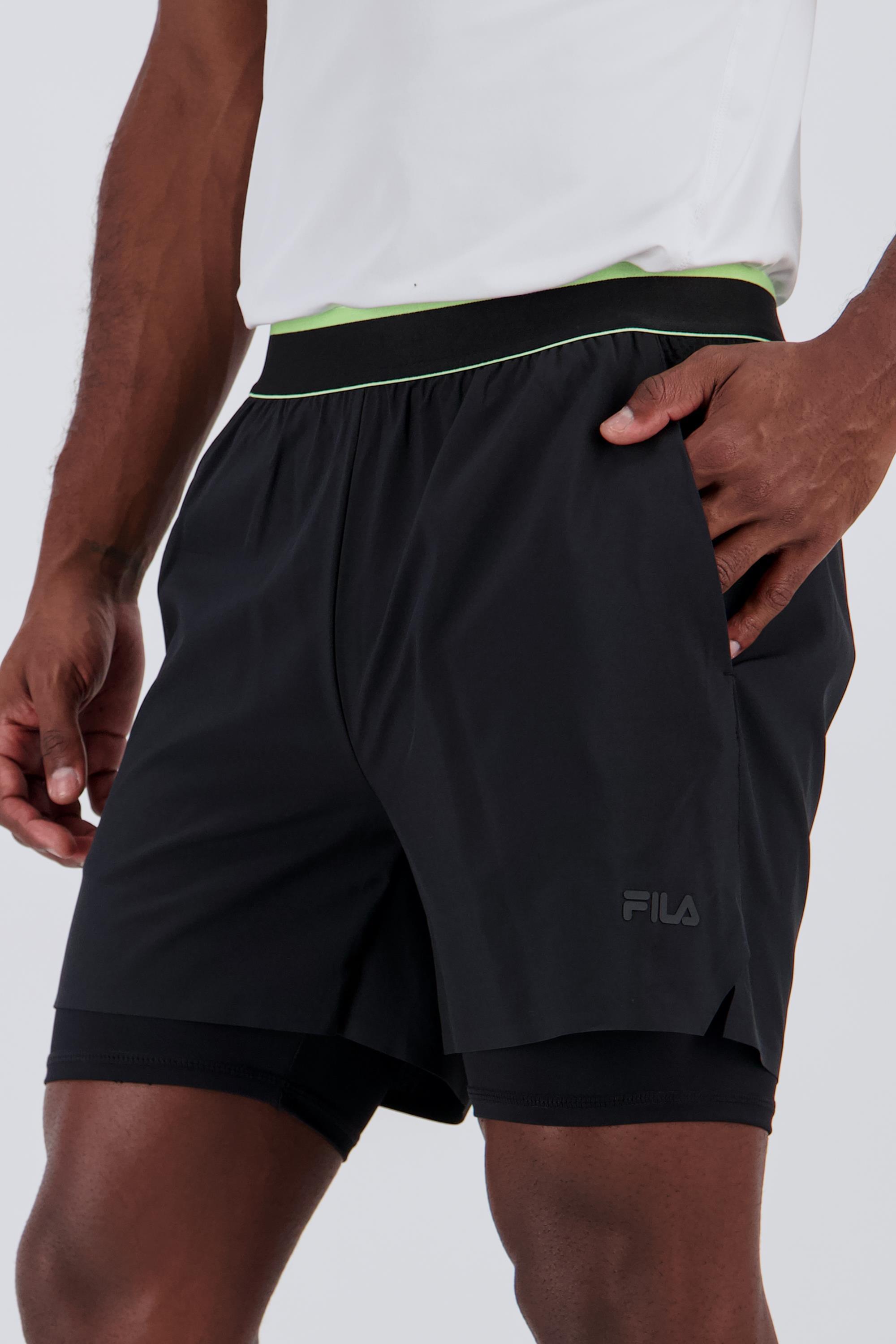 Pantalón Corto Fila + Malla Hombre talla M