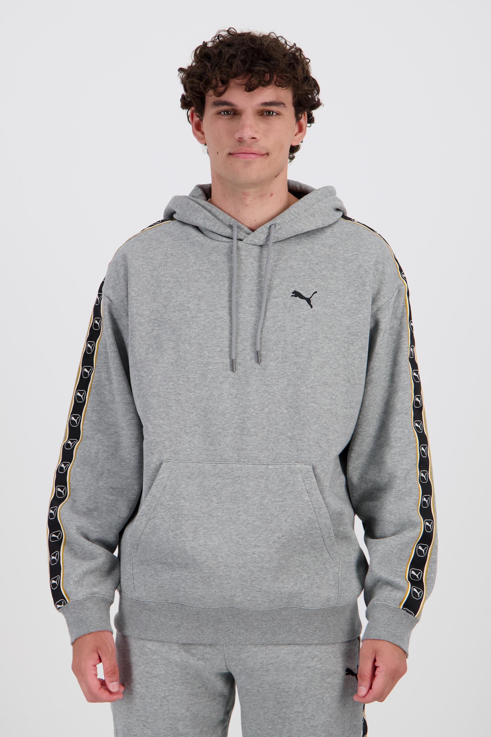 Puma Tape - Gris - Sudadera Capucha Hombre talla M