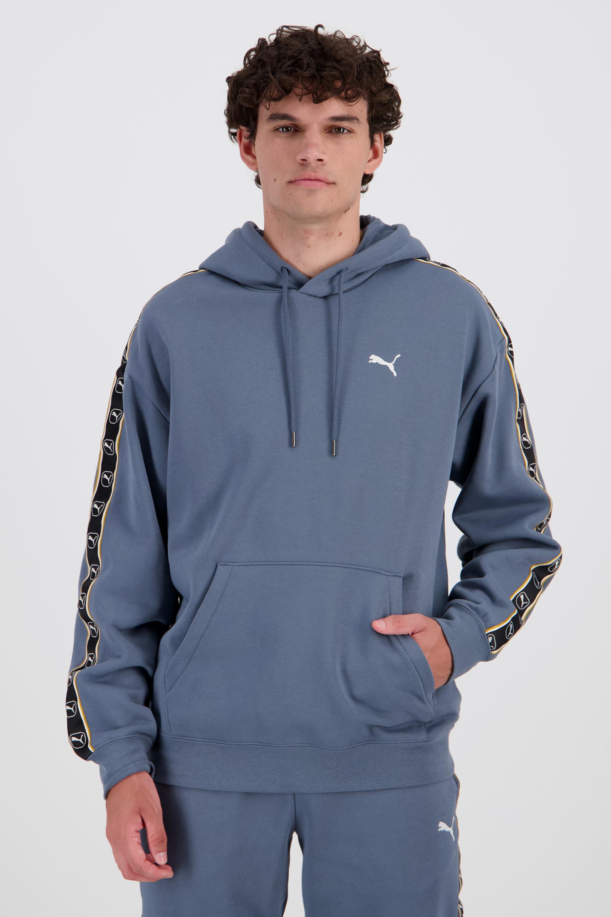 Puma Tape - Azul - Sudadera Capucha Hombre talla XL