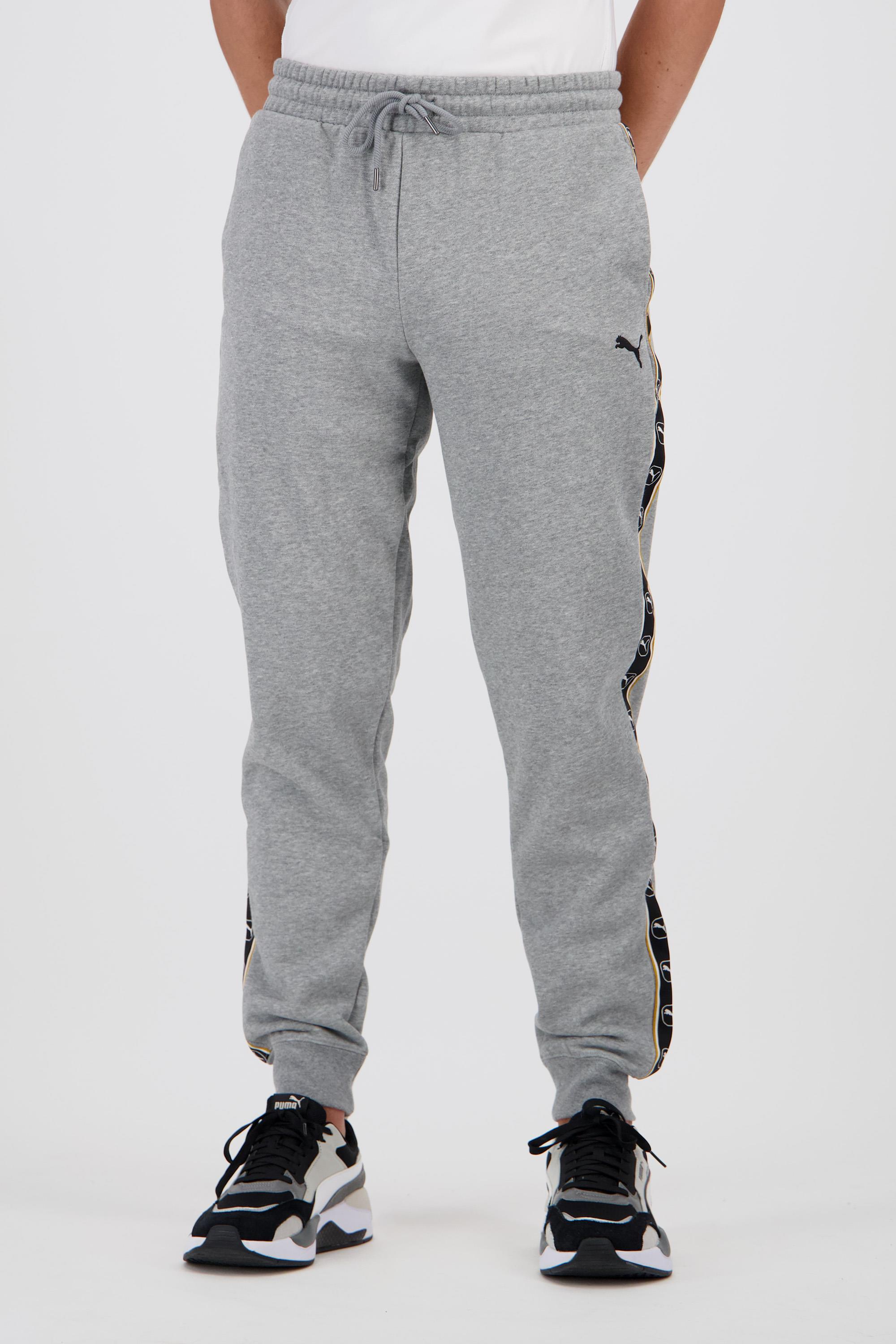 Puma Tape - Gris - Pantalón Chándal Hombre talla S