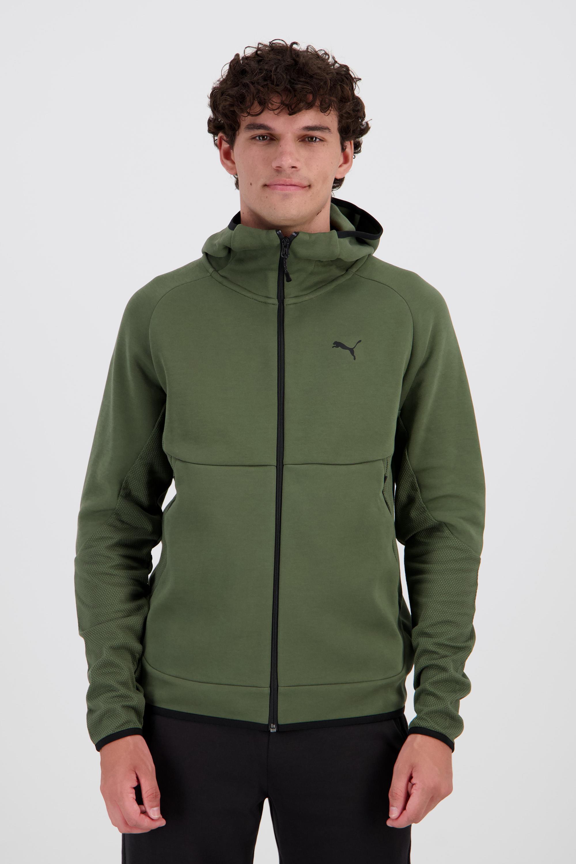 Puma Tech - Kaki - Sudadera Cremallera Hombre talla 2XL