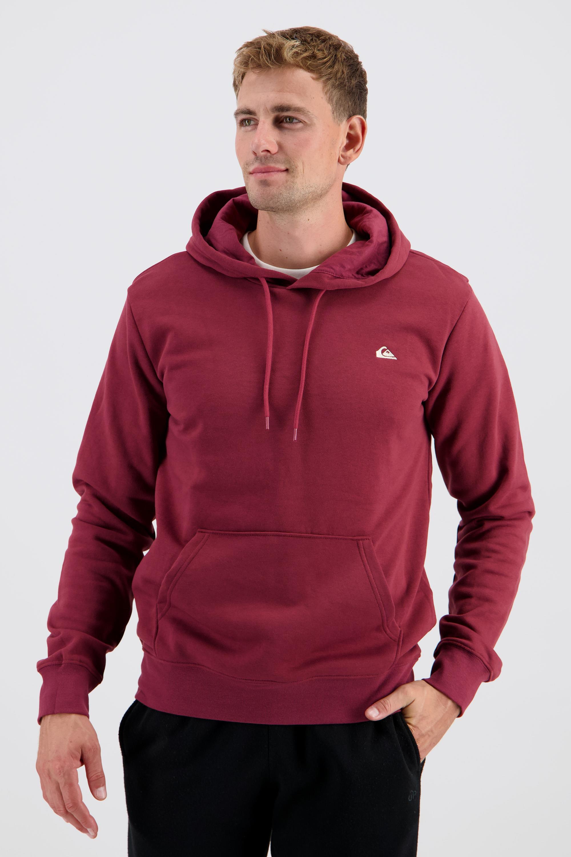 Sudadera Quiksilver - Rojo - Sudadera Capucha Hombre talla XL