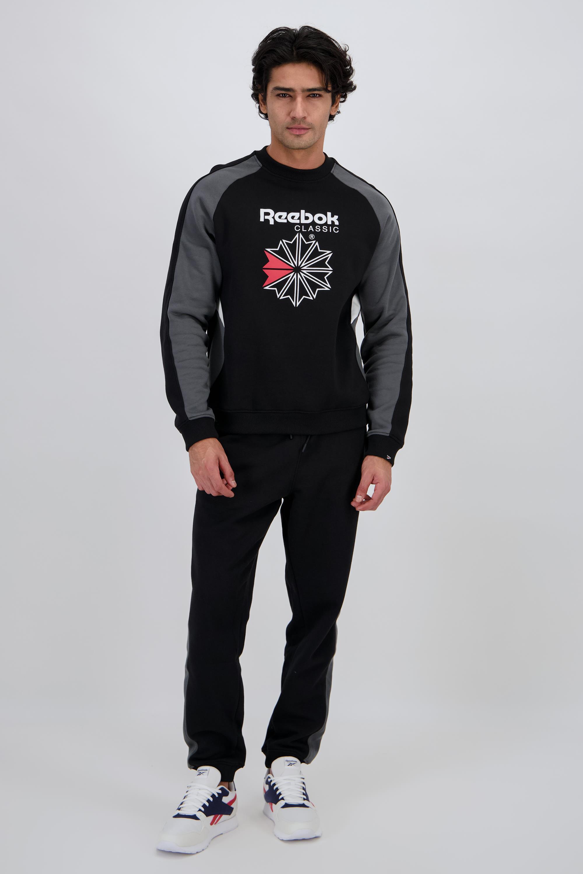 Classic - Negro - Sudadera Algodón Hombre talla
