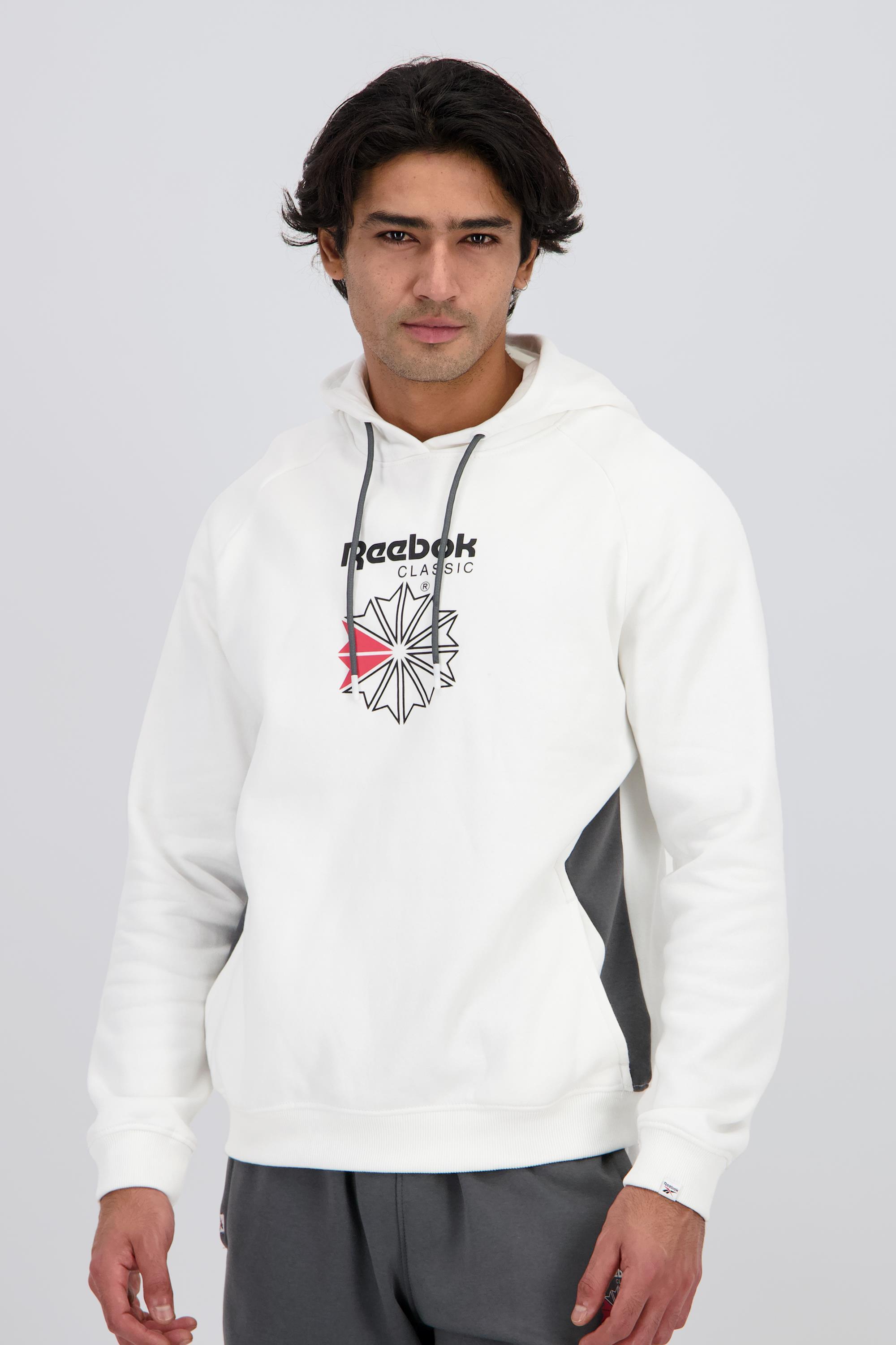 Classic - Blanco - Sudadera Capucha Hombre talla