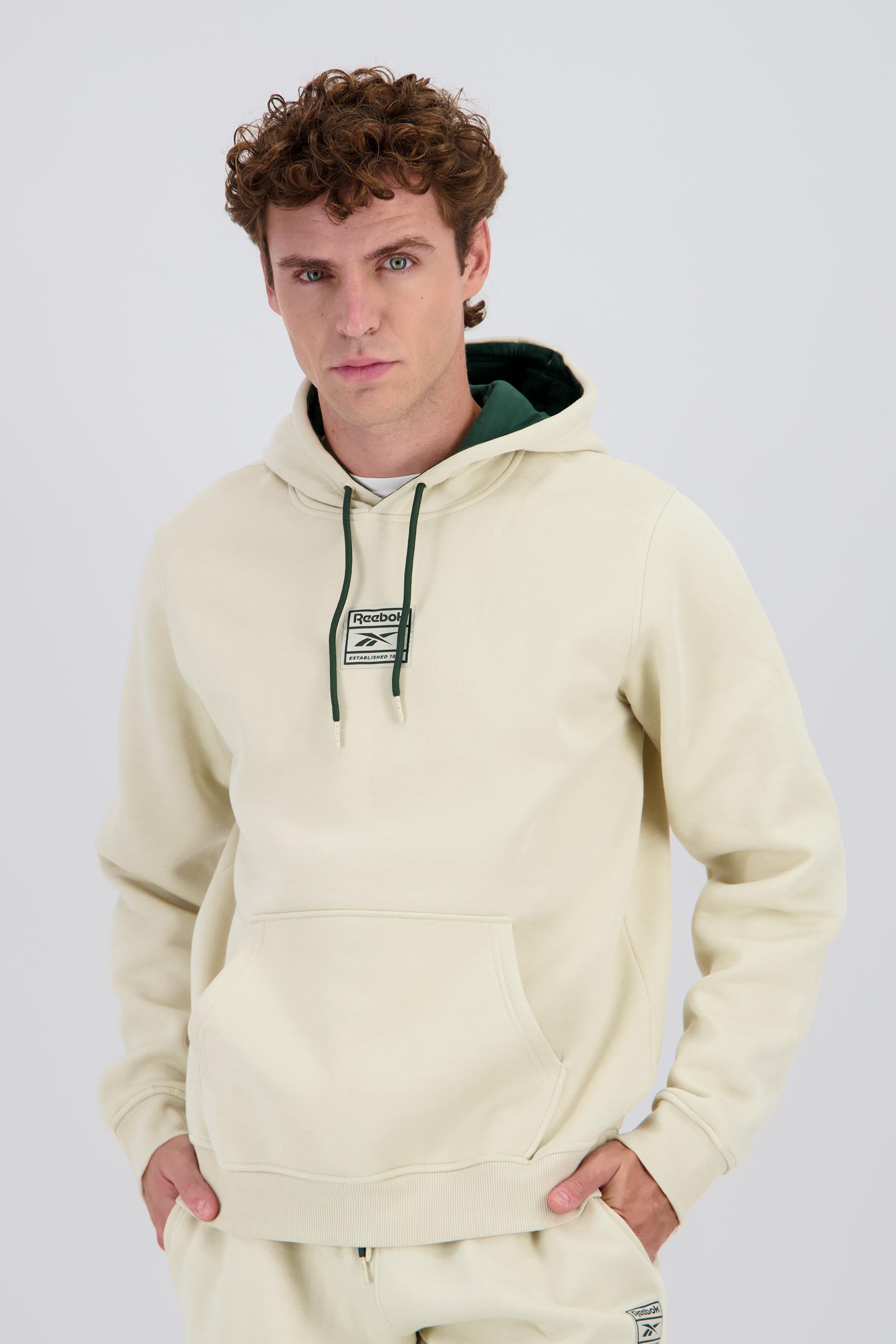 Reebok Badge - Blanco - Sudadera Capucha Hombre talla S