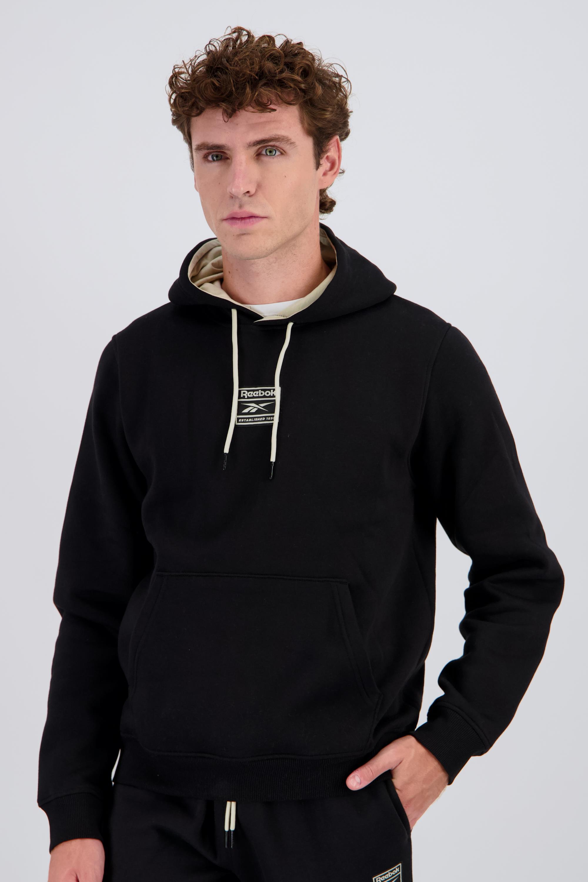 Reebok Badge - Negro - Sudadera Capucha Hombre talla XL