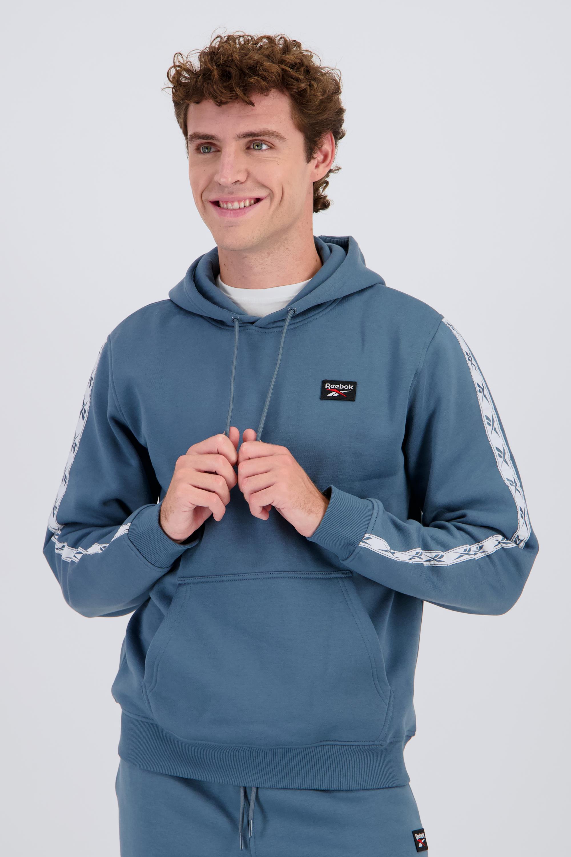 Reebok Tape - Azul - Sudadera Capucha Hombre talla 2XL