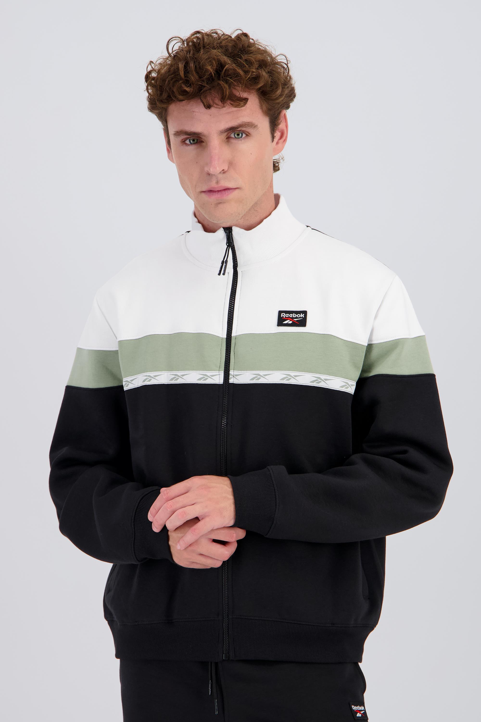 Reebok Tape - Negro - Sudadera Cremallera Hombre talla 2XL