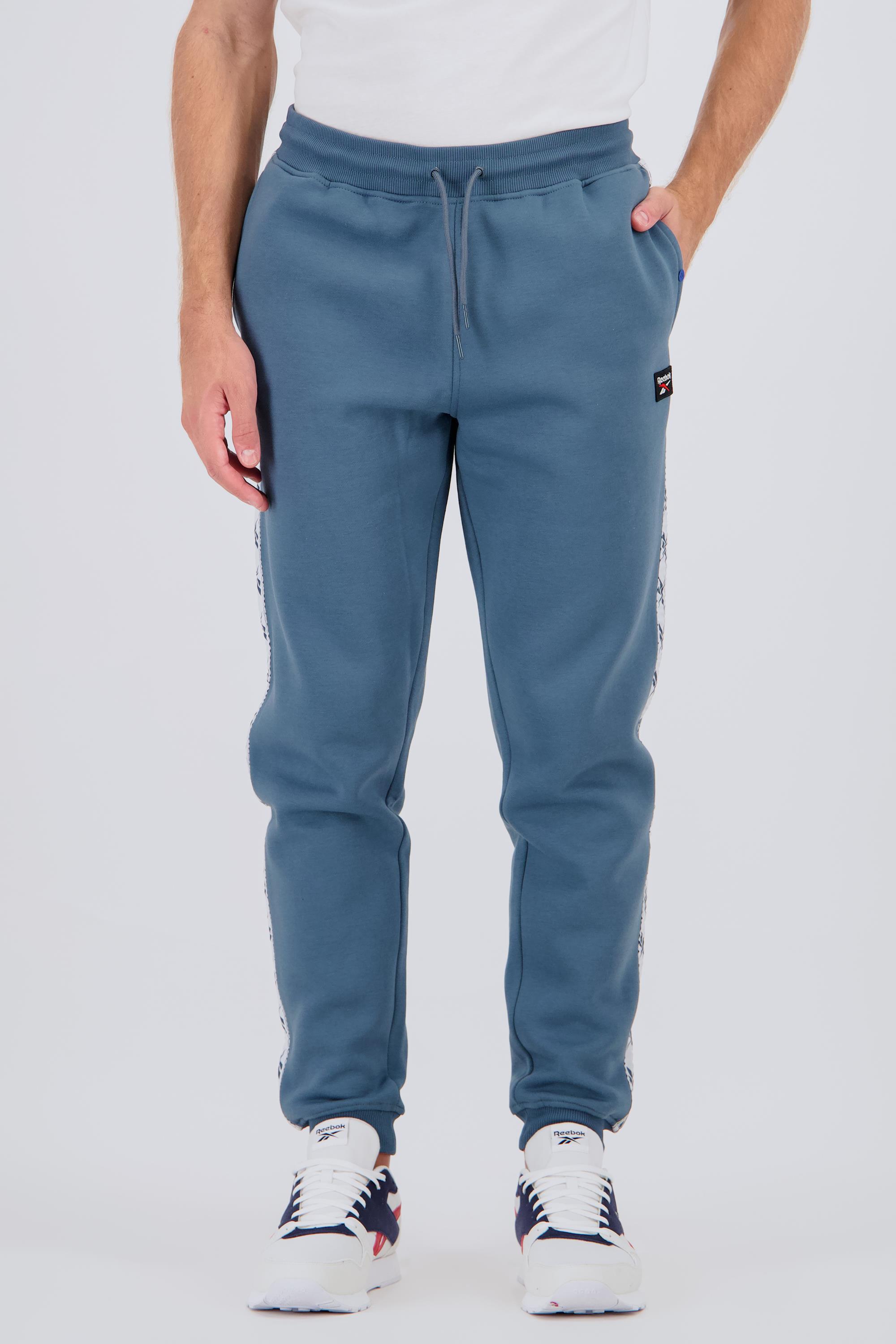 Reebok Tape - Azul - Pantalón Largo Hombre talla S