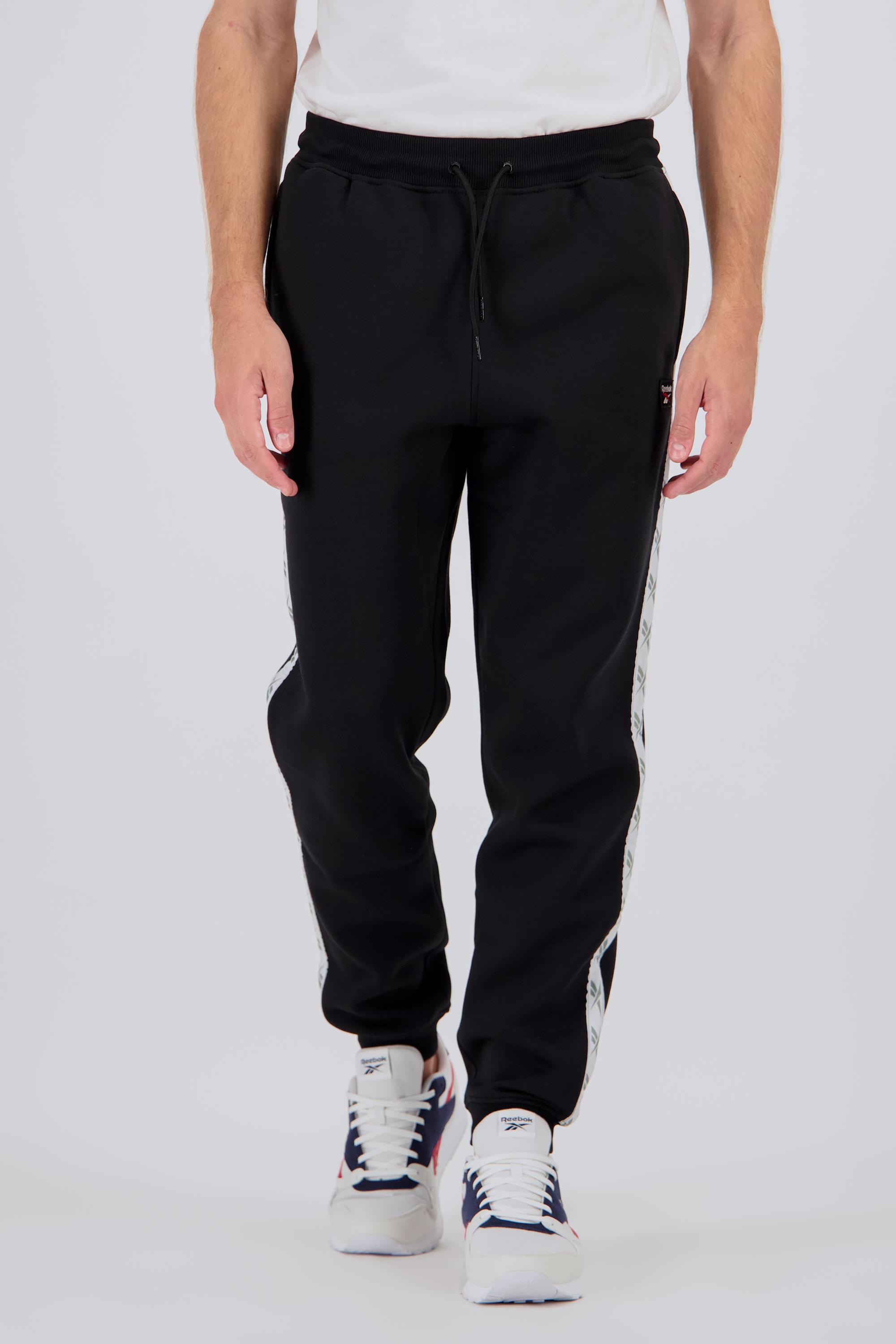 Reebok Tape - Negro - Pantalón Largo Hombre talla M