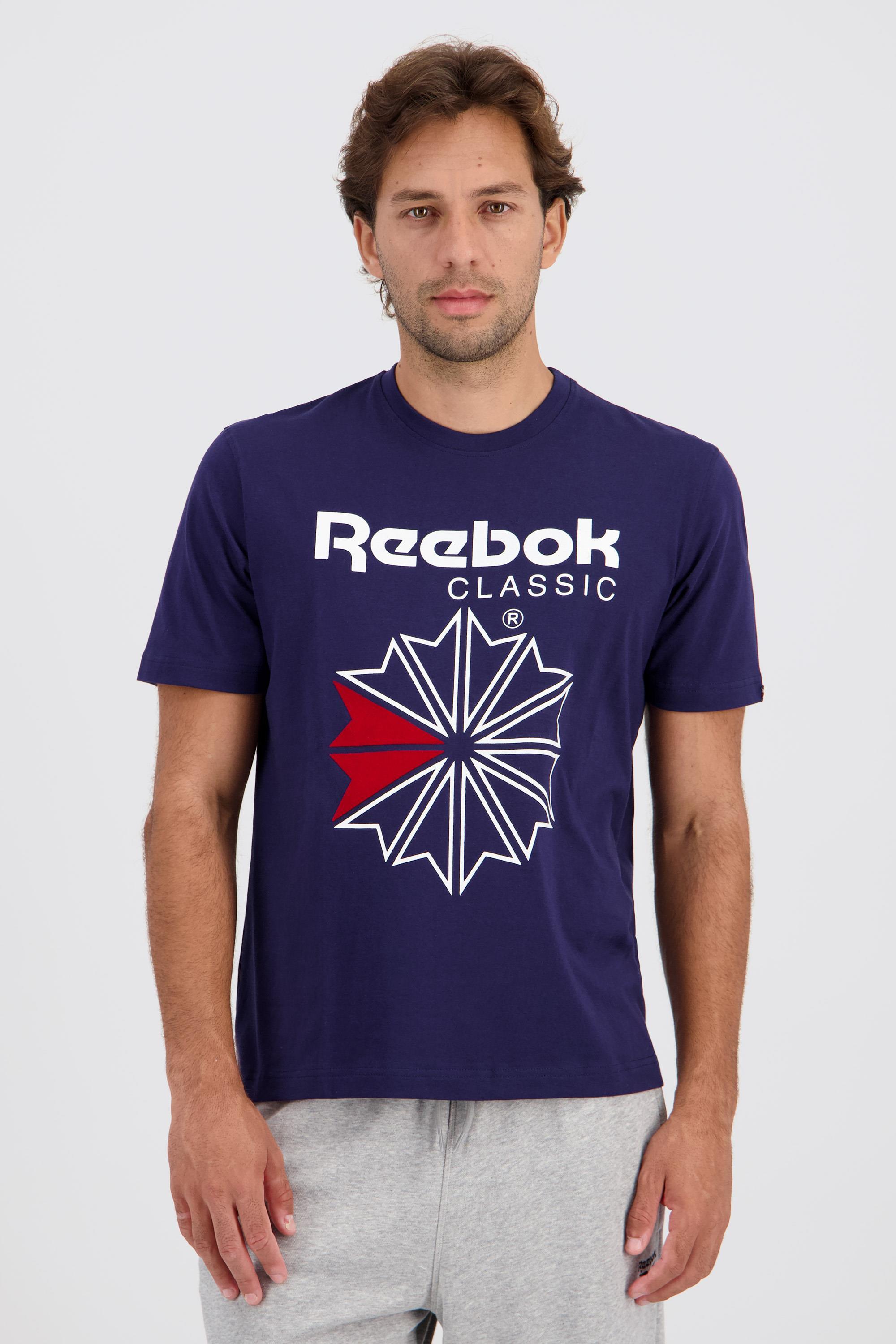 Reebok Miami - Azul - Camiseta Algodón Hombre talla 2XL