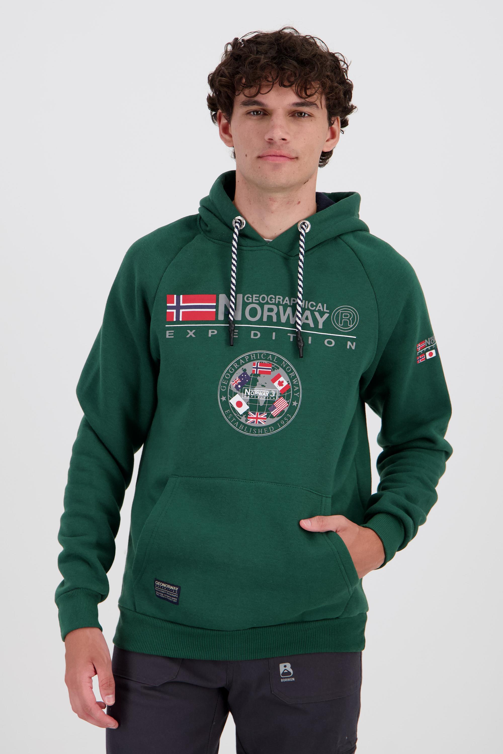 Geographical Norway Gvick - Verde - Sudadera Hombre talla M
