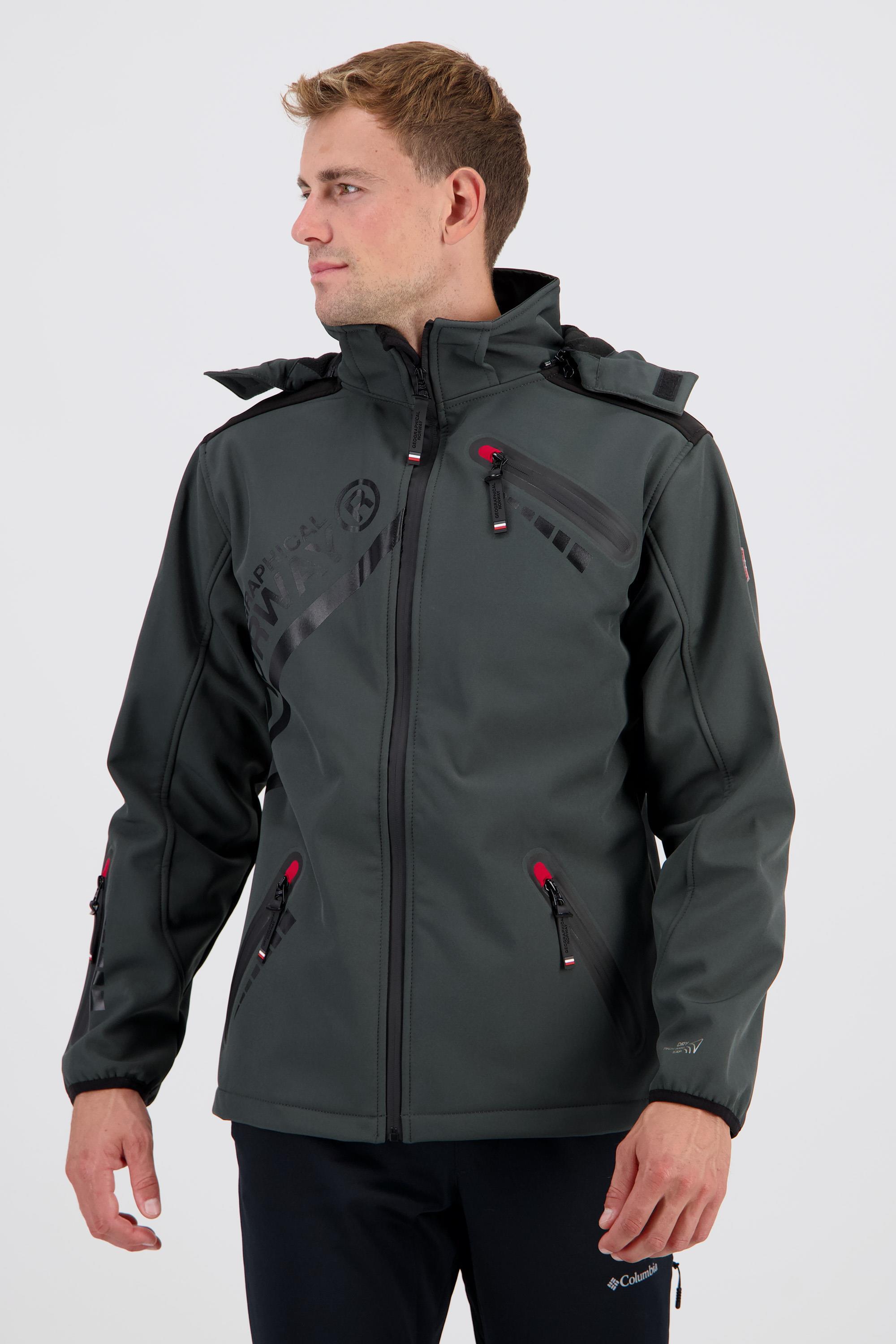 Geographical Norway Twopack - Gris - Softshell Hombre talla 2XL