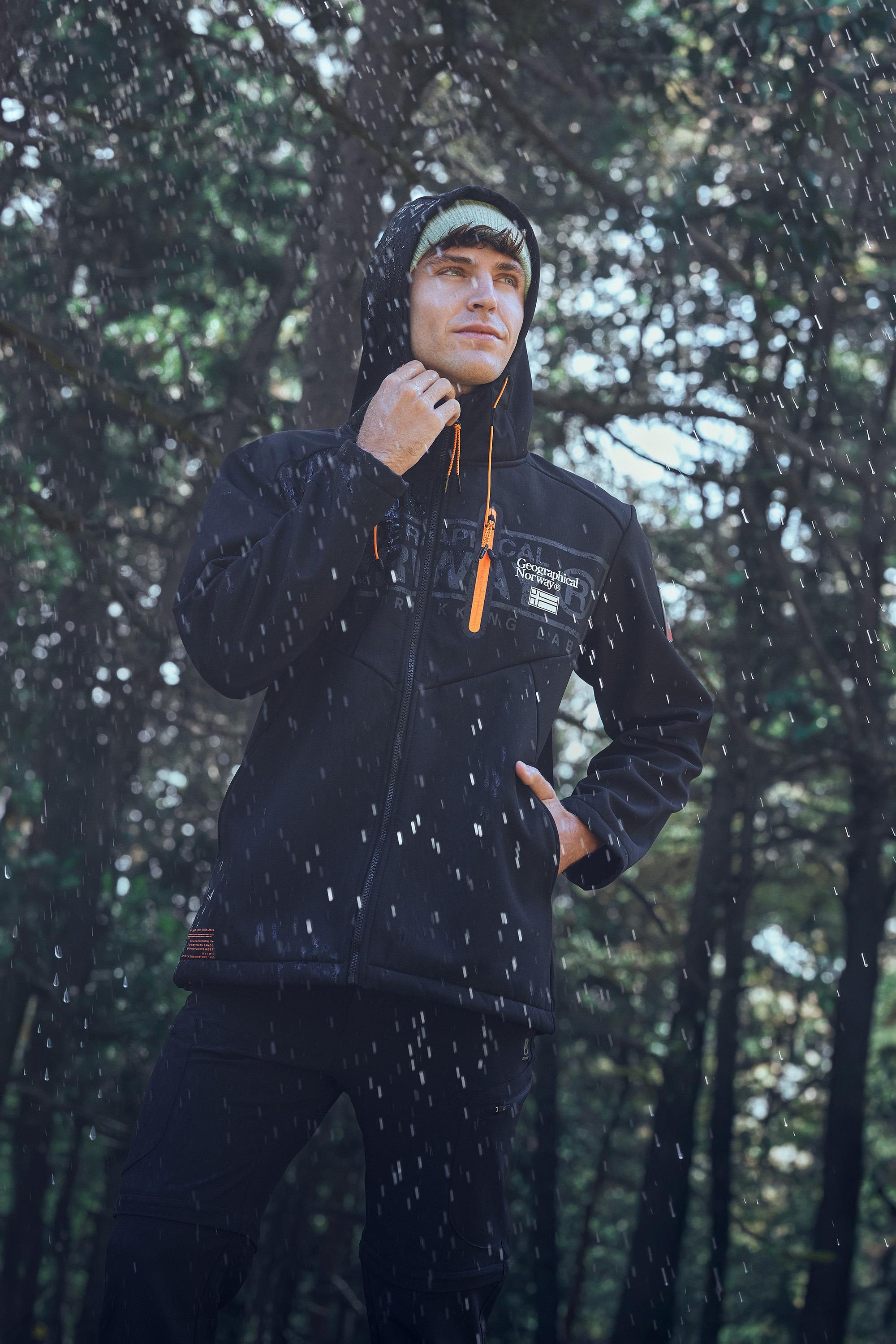 Geographical Norway Raoul - Negro - Softshell Hombre talla L