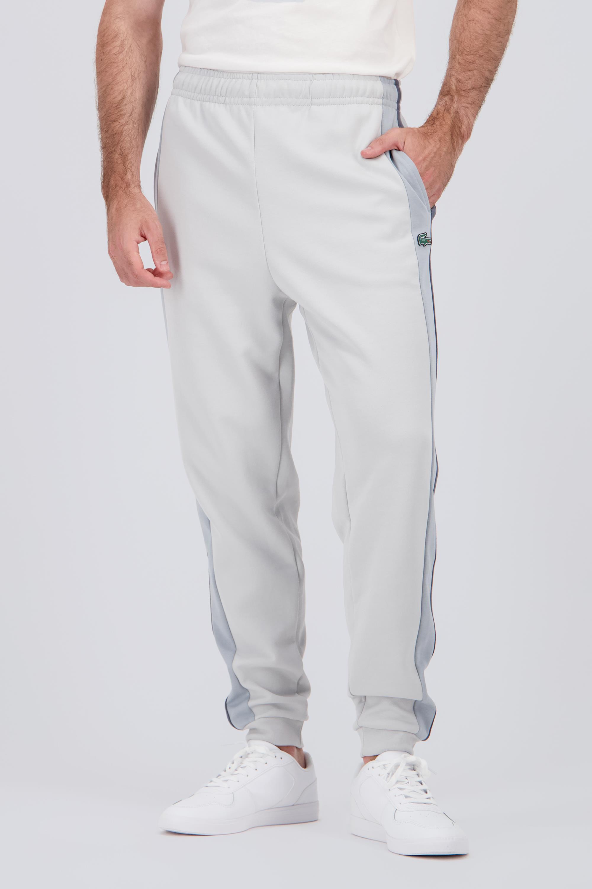 Lacoste Banda - Gris - Pantalón Largo Hombre talla XL