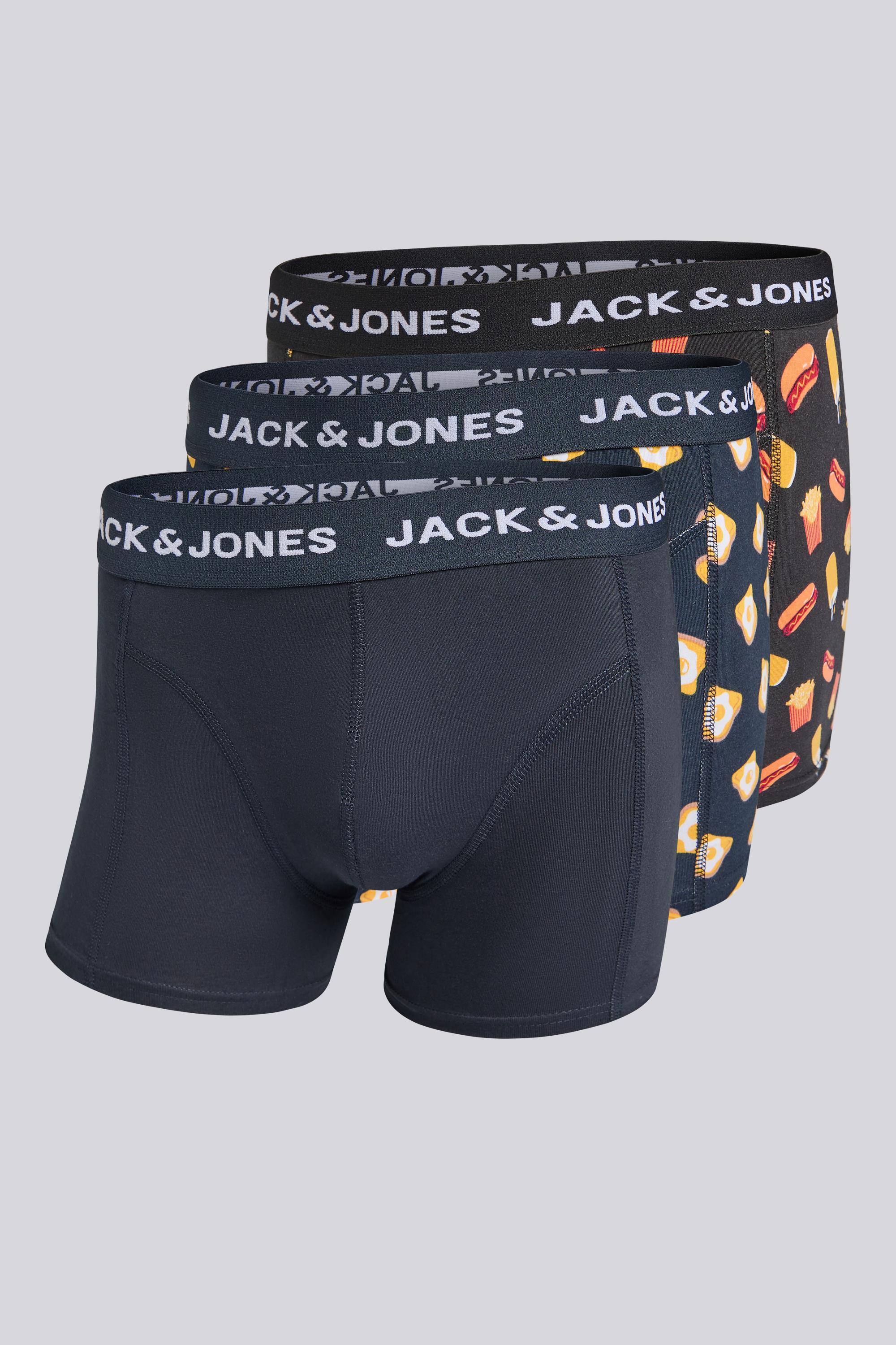 Jack & Jones Jackevin Food Pack 3 Bóxer Hombre talla XL