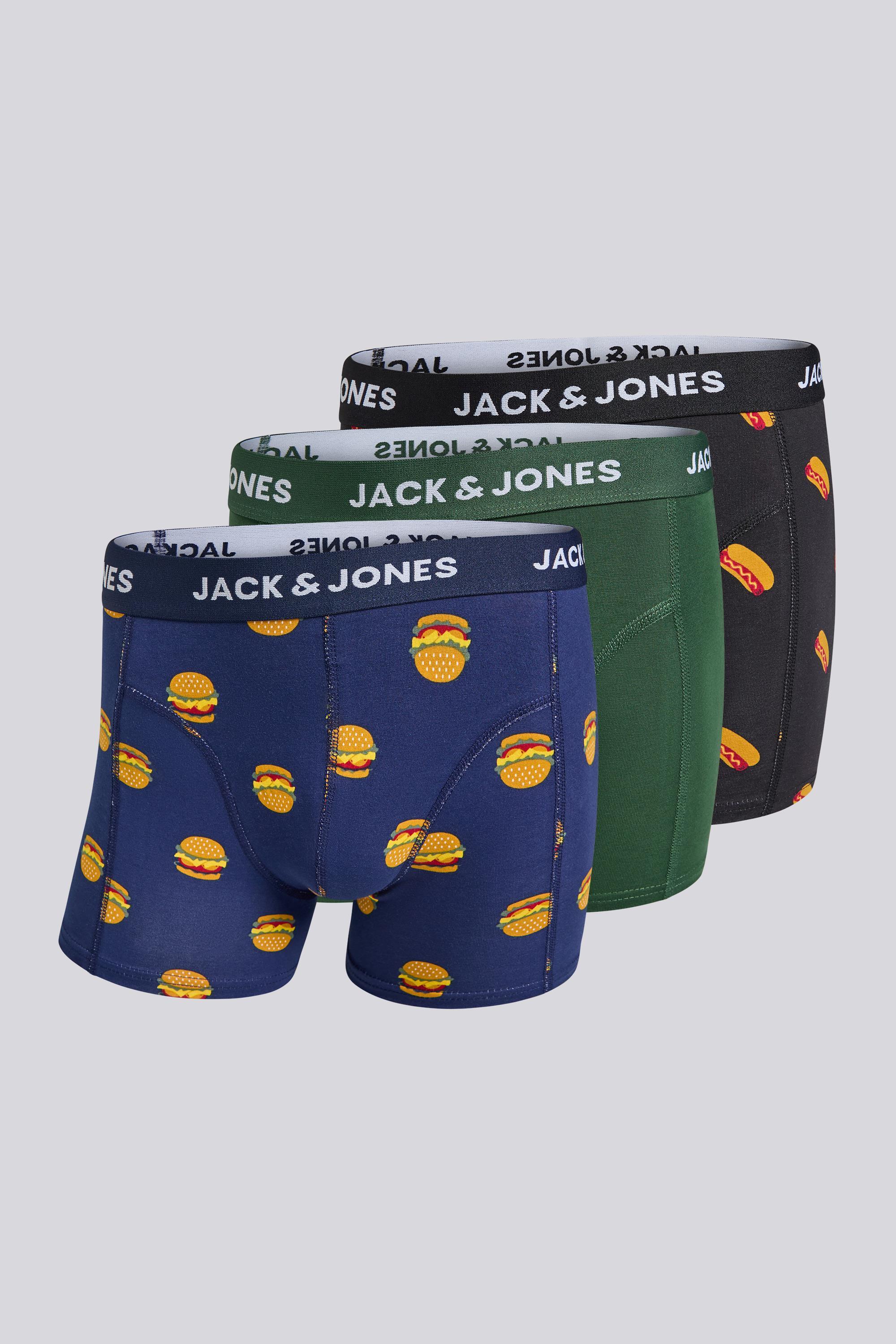 Jack & Jones Jaclando Food Pack 3 Bóxer Hombre talla S