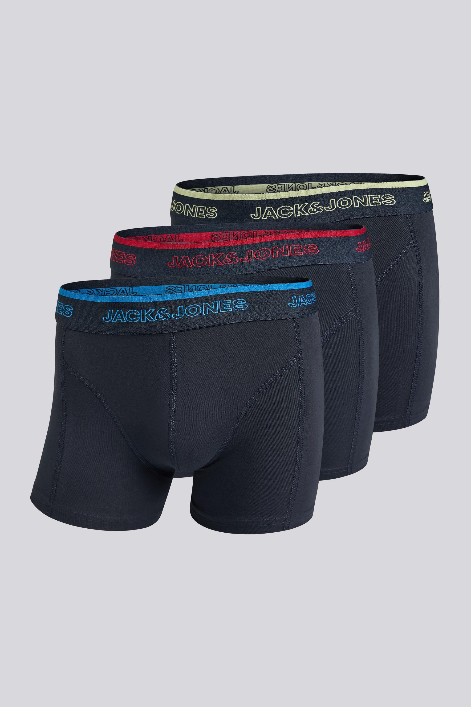 Jack & Jones Jacadrian Solid Pack 3 Bóxer Hombre talla L