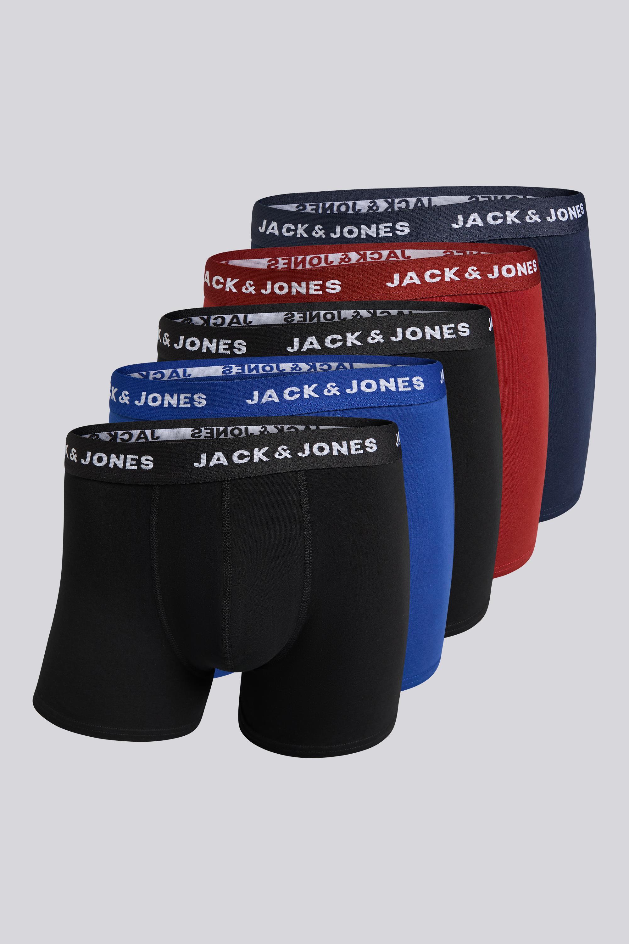 Jack & Jones Jachuey Pack 5 Bóxer Hombre Multicolor talla M