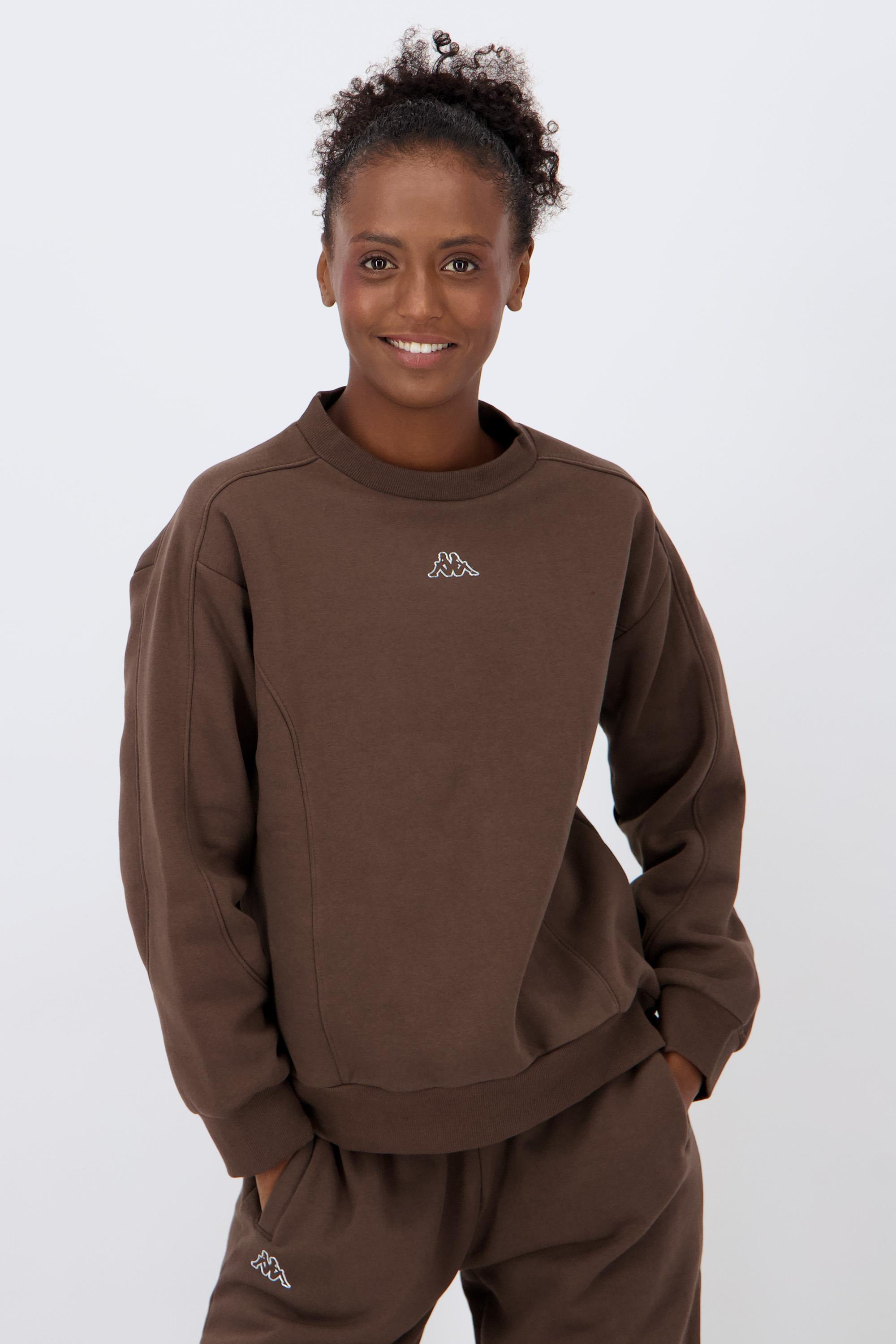 Sudadera Kappa - Marrón - Sudadera Mujer talla M
