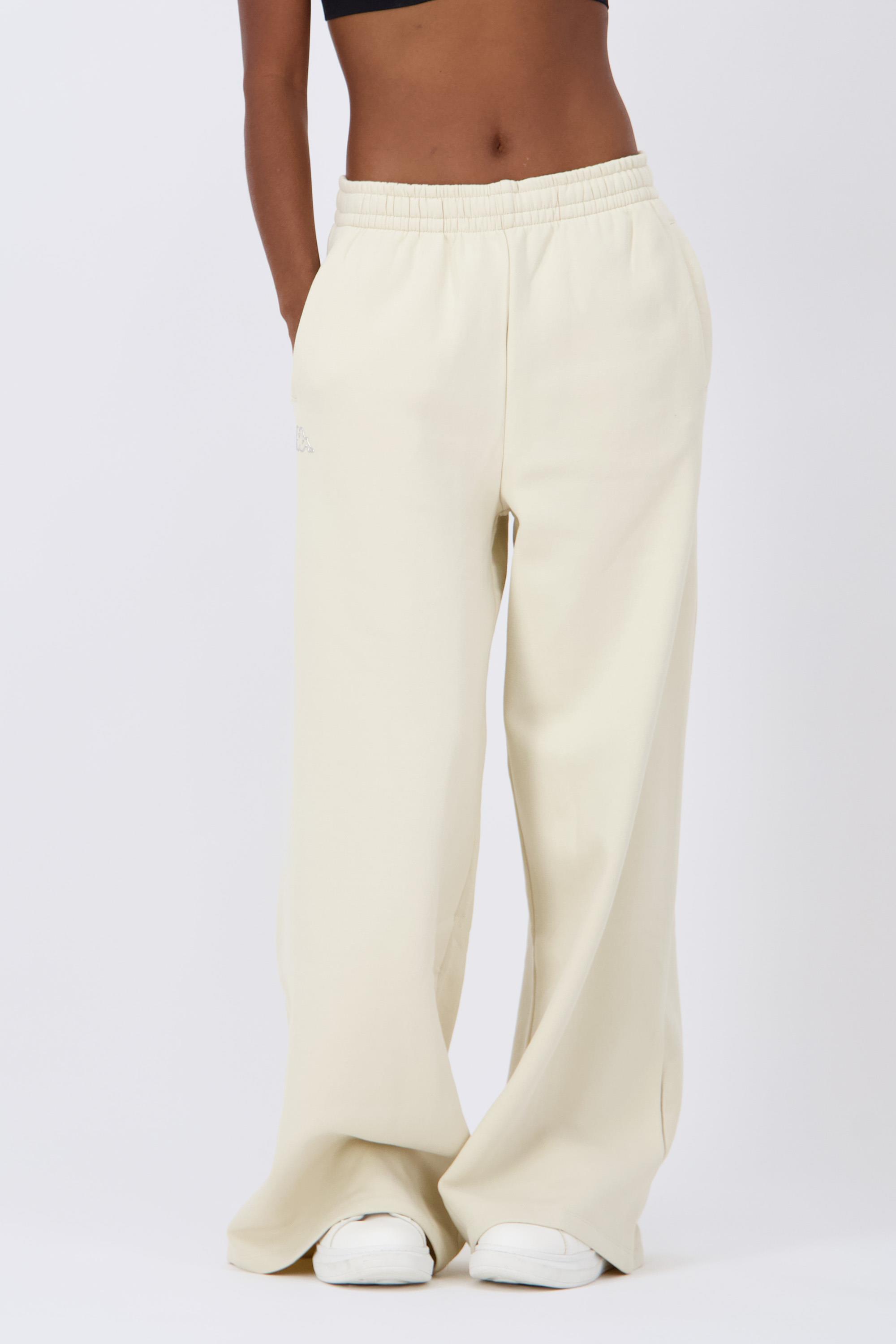 Pantalón Ancho Kappa - Beige - Pantalón Largo Mujer talla XS