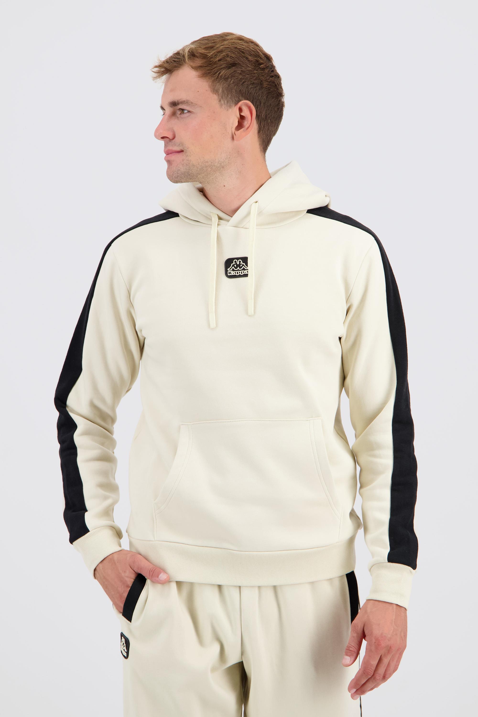 Kappa Patch - Blanco - Sudadera Capucha Hombre talla XL
