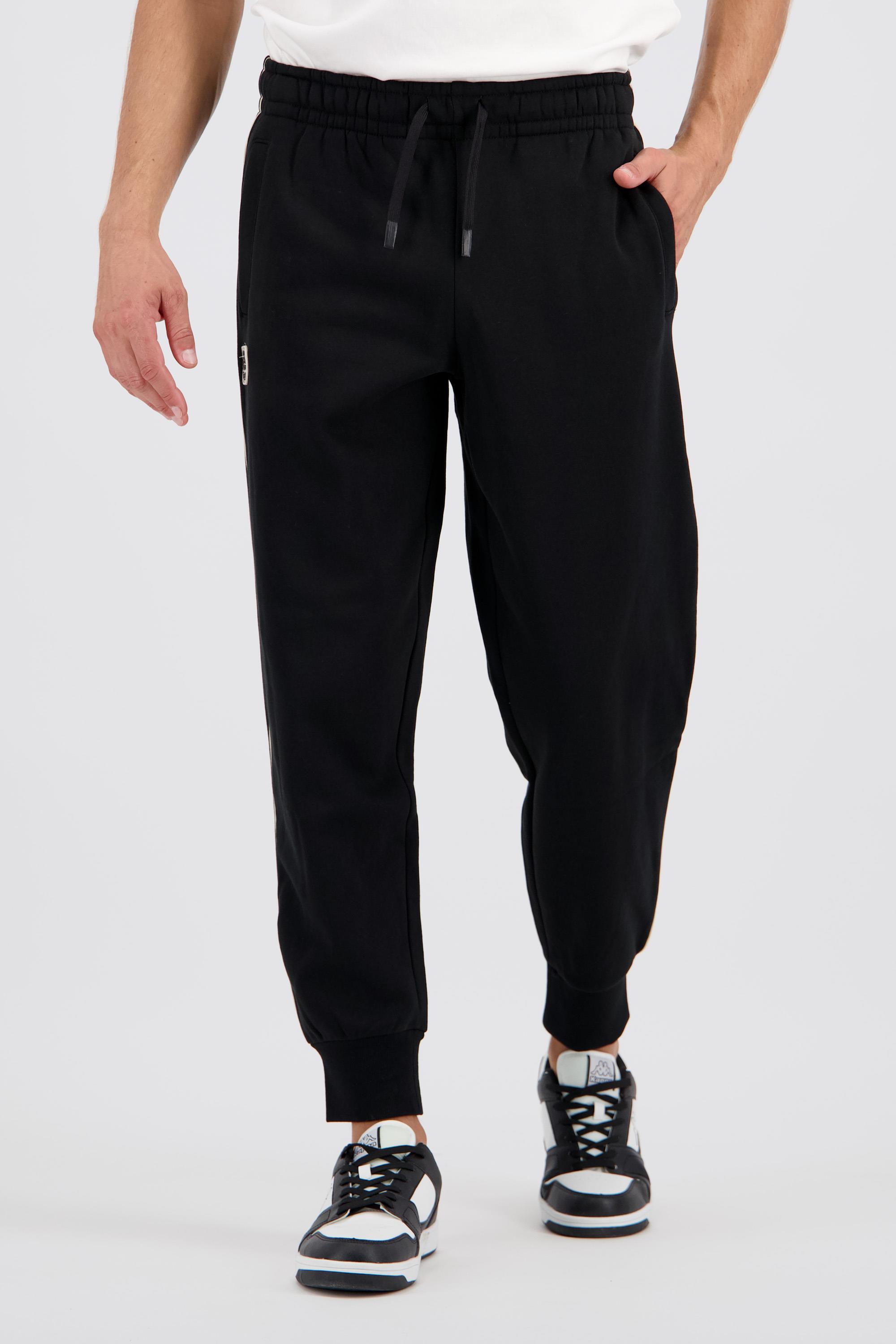 Kappa Patch - Negro - Pantalón Algodón Hombre talla S