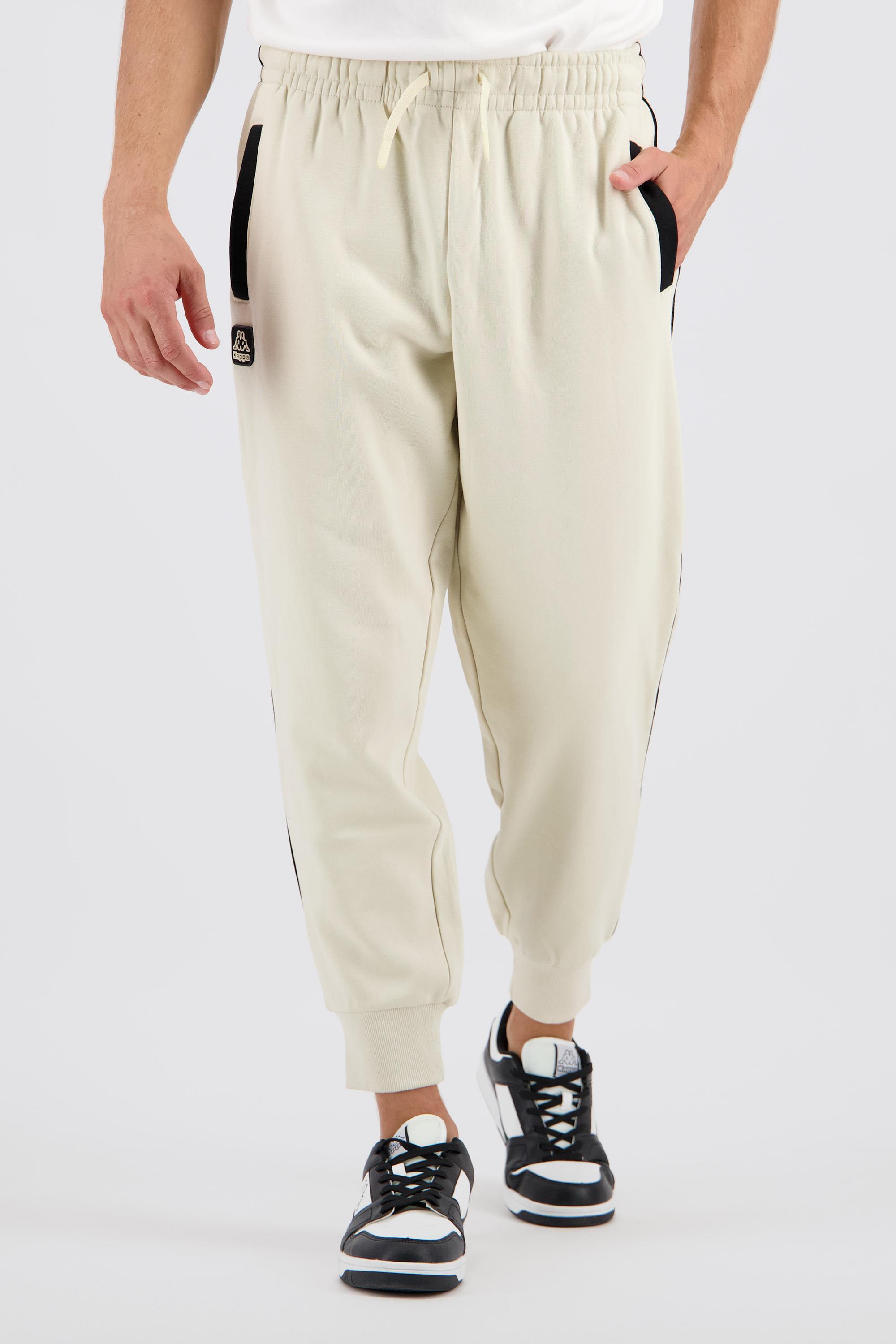 Kappa Patch - Blanco - Pantalón Algodón Hombre talla L