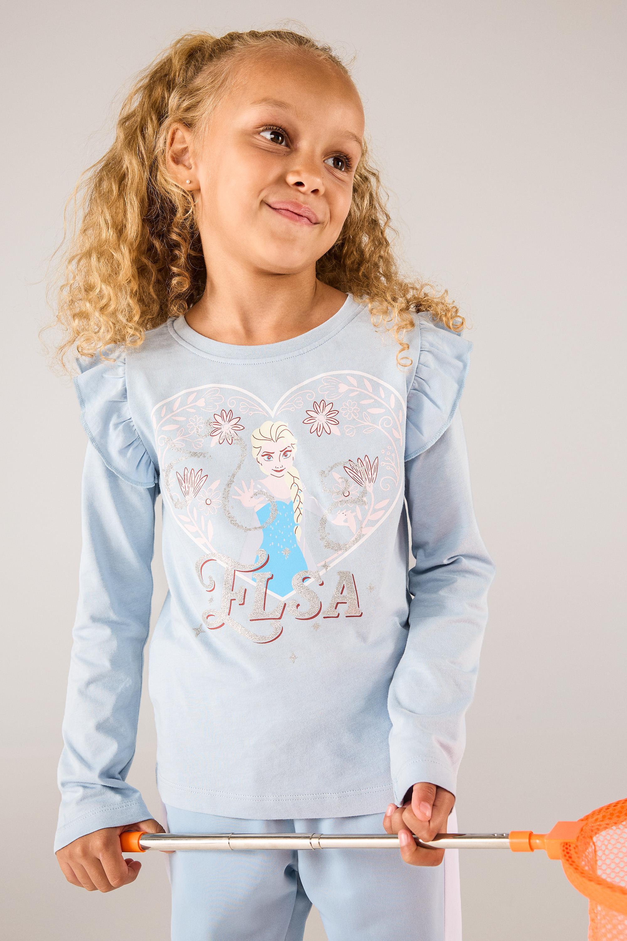 Camiseta Elsa - Azul - Camiseta Niña Disney Frozen talla 6