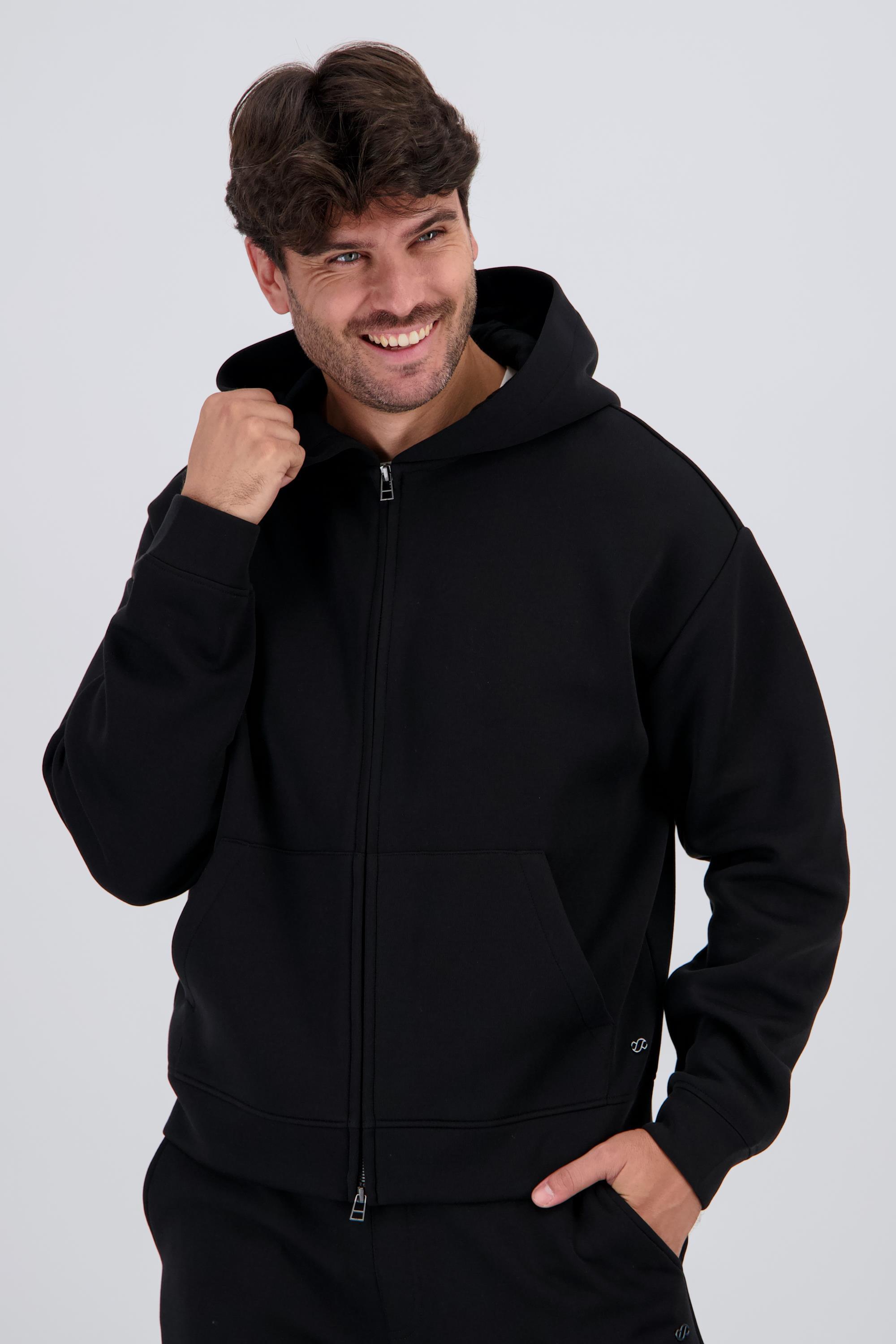 Silver Studio - Negro - Sudadera Capucha Hombre talla 2XL
