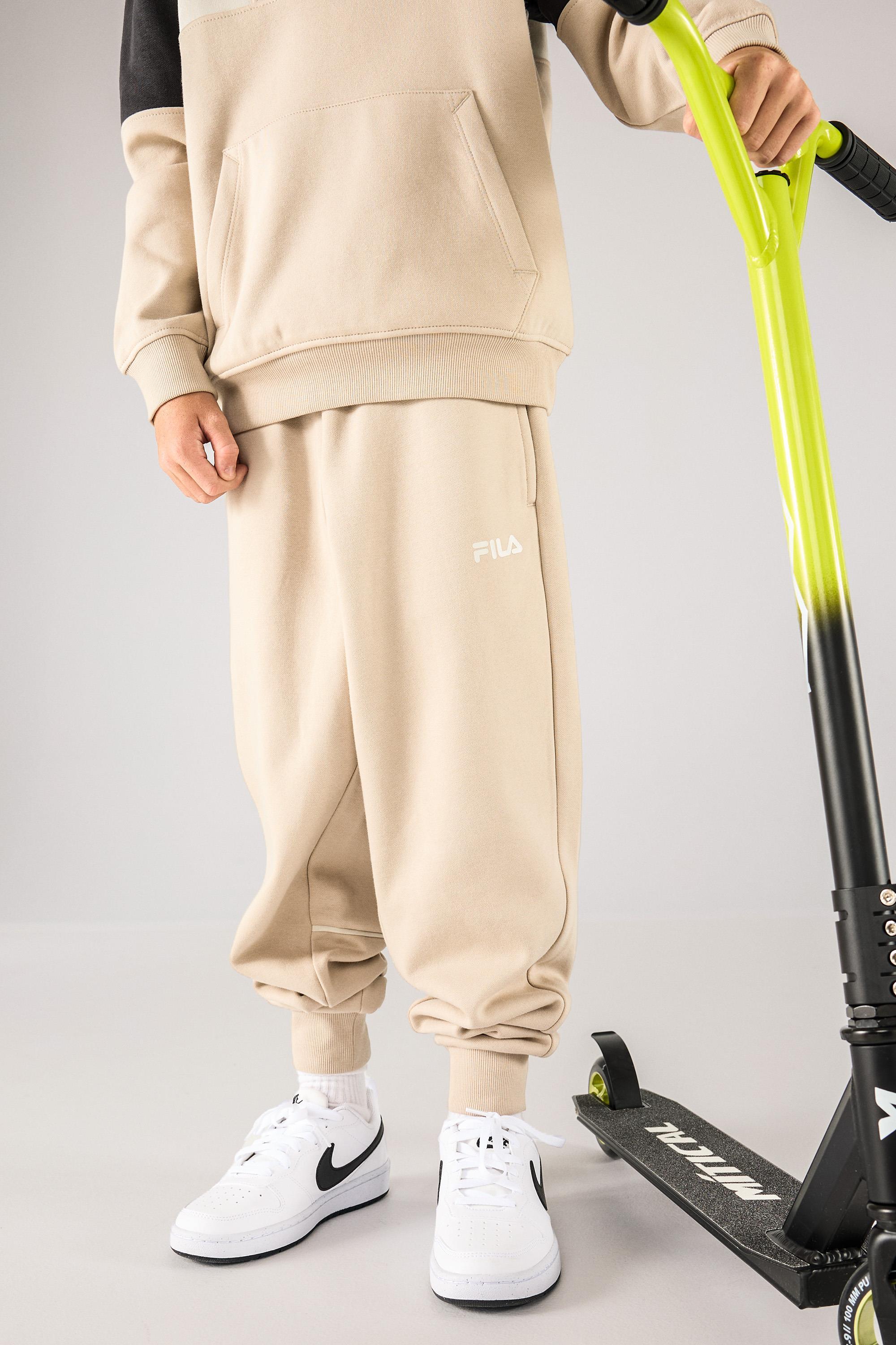 Pantalón Chándal Fila - Arena - Pantalón Felpa Niño talla 10