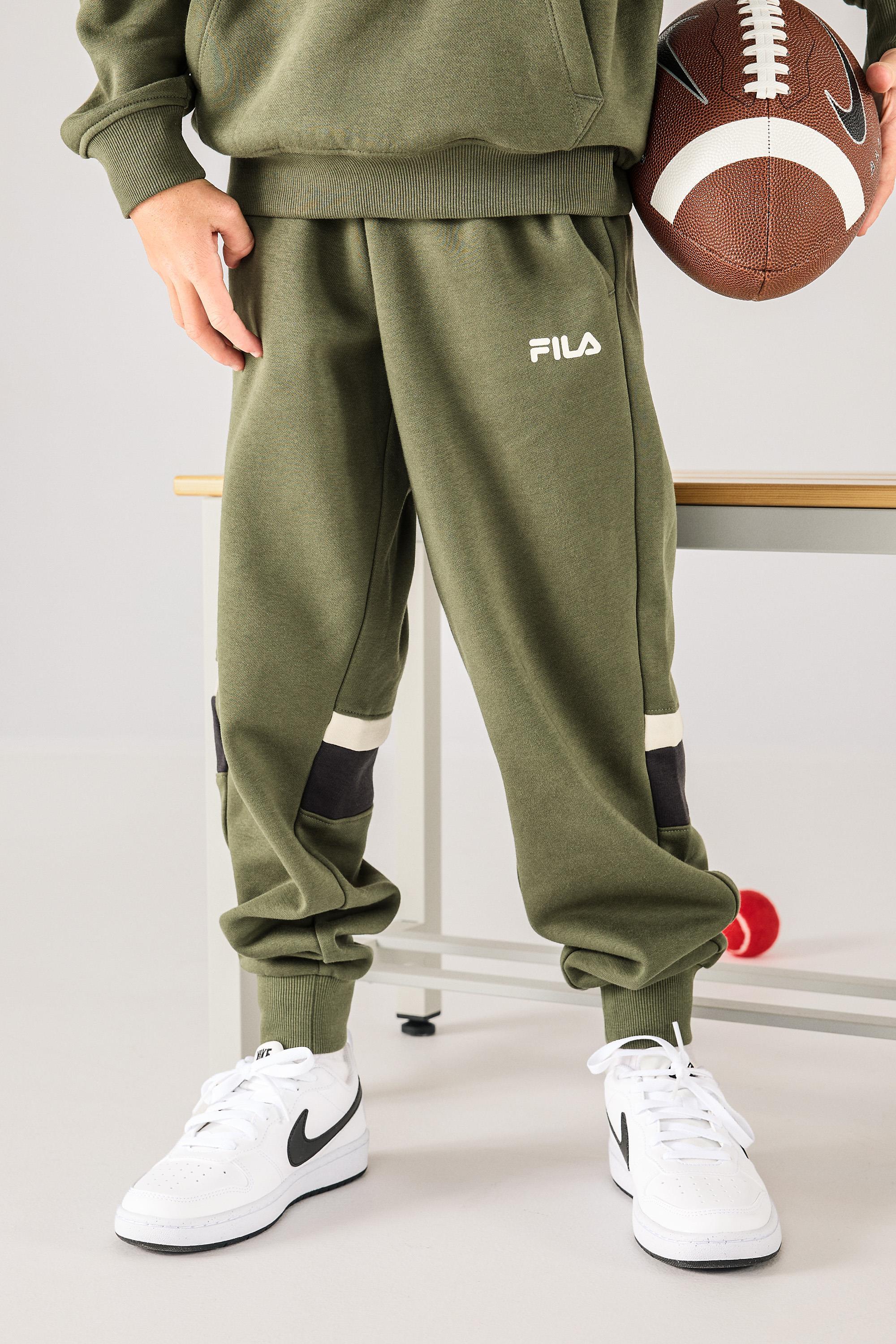 Fila Bloques - Kaki - Pantalón Chándal Niño talla 12