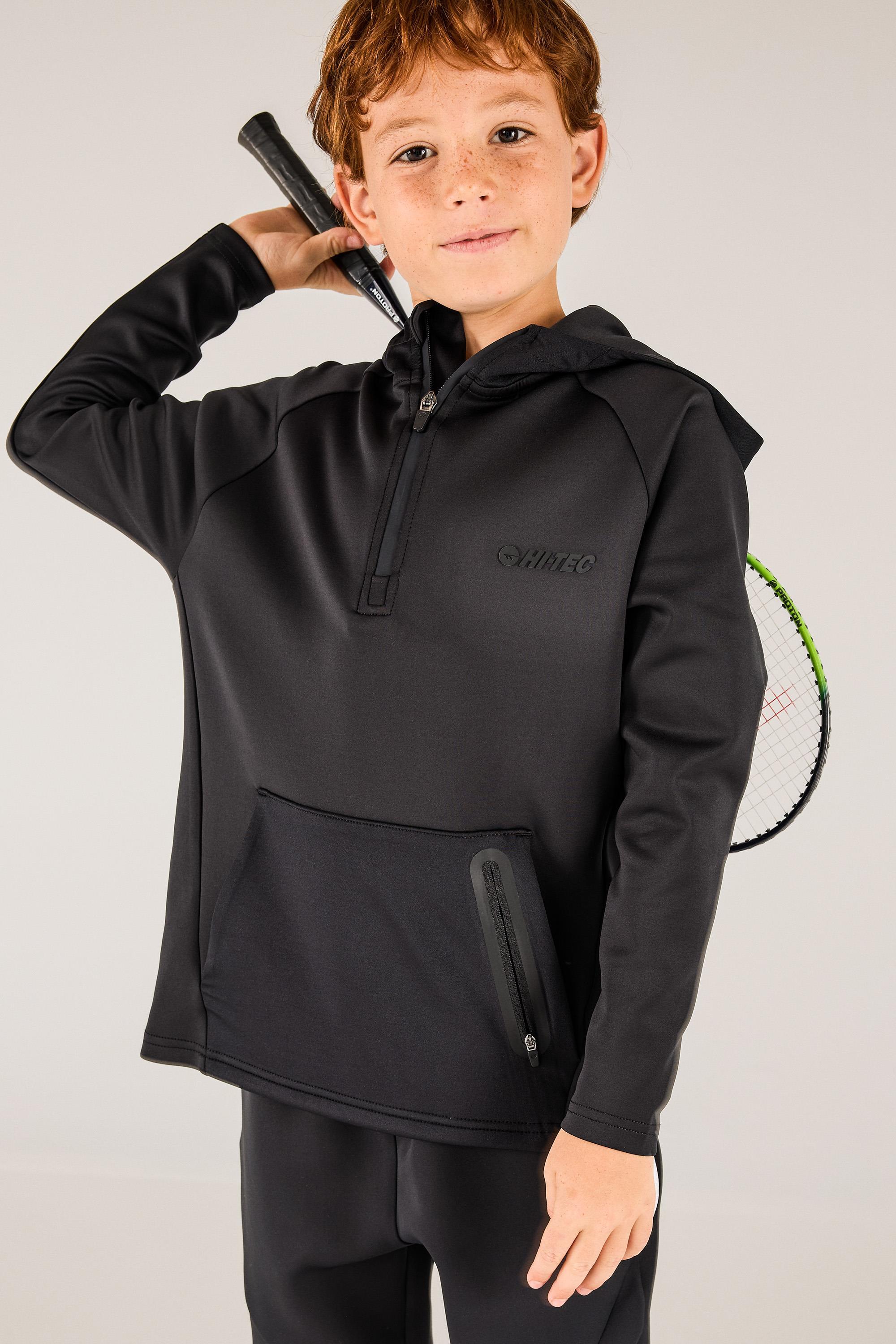 Hi-Tec Sunset - Negro - Sudadera Trekking Niño talla 14