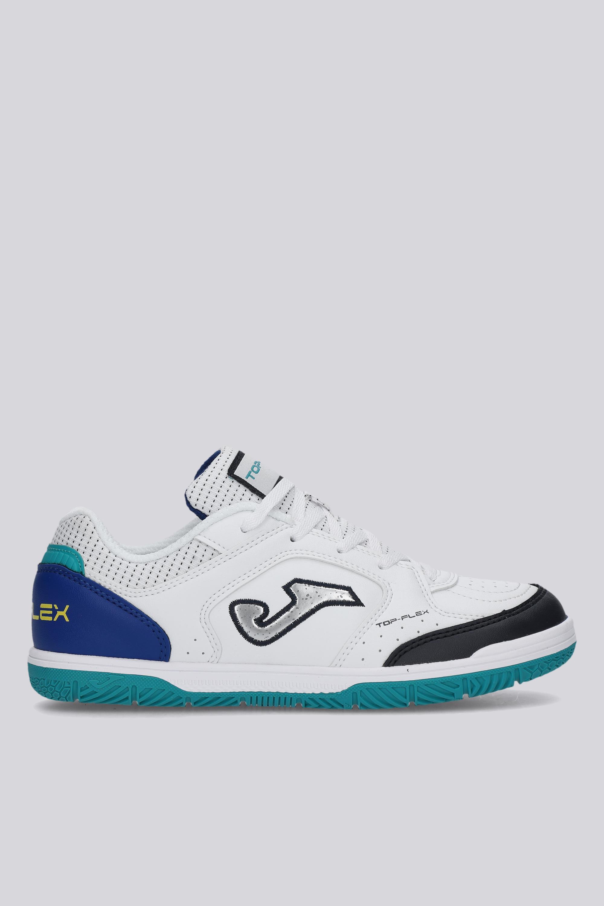 Zapatillas Fútbol Sala Junior Joma Top Flex Blancas talla 36