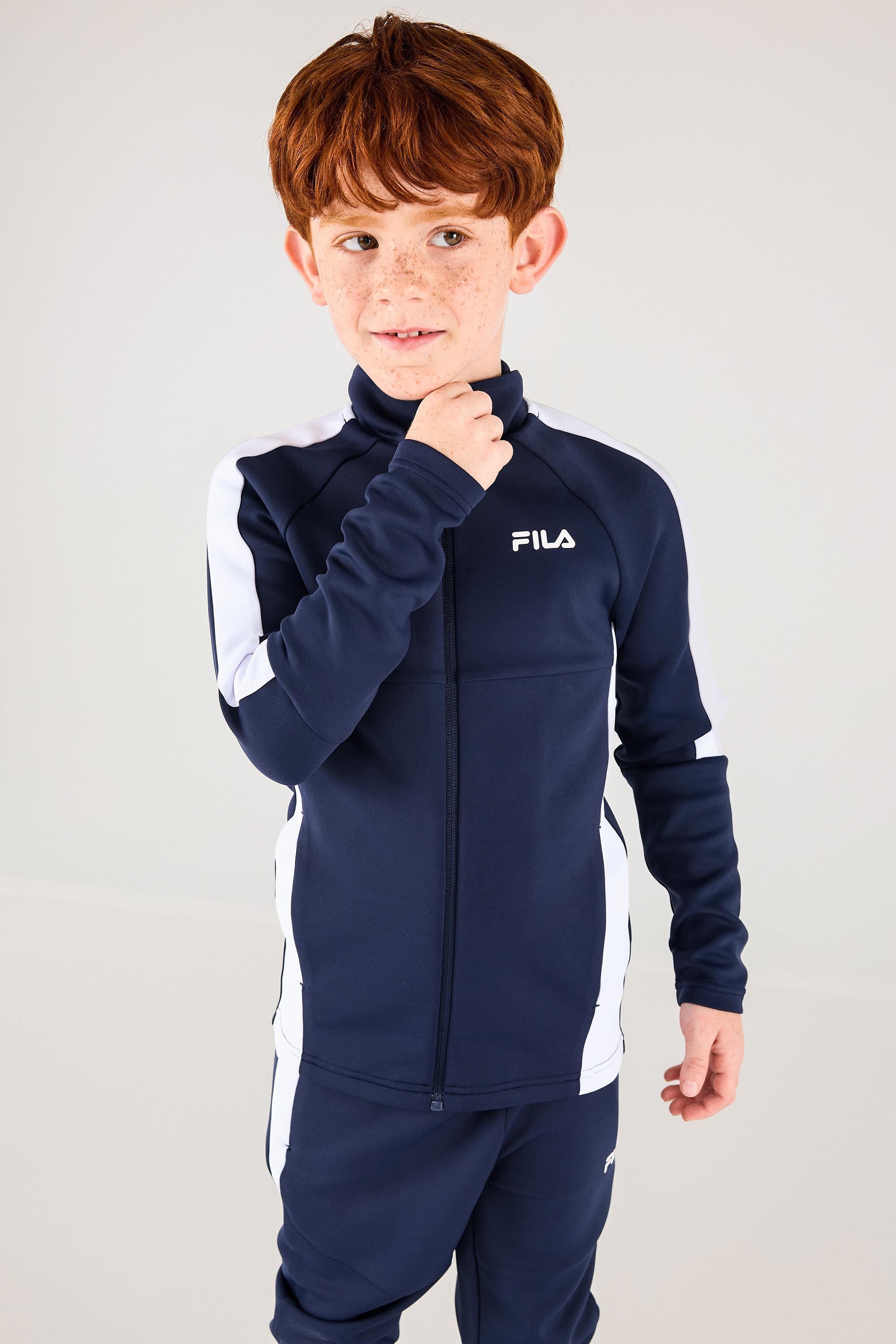 Fila Bloques - Azul - Chándal Poliéster Niño talla 8