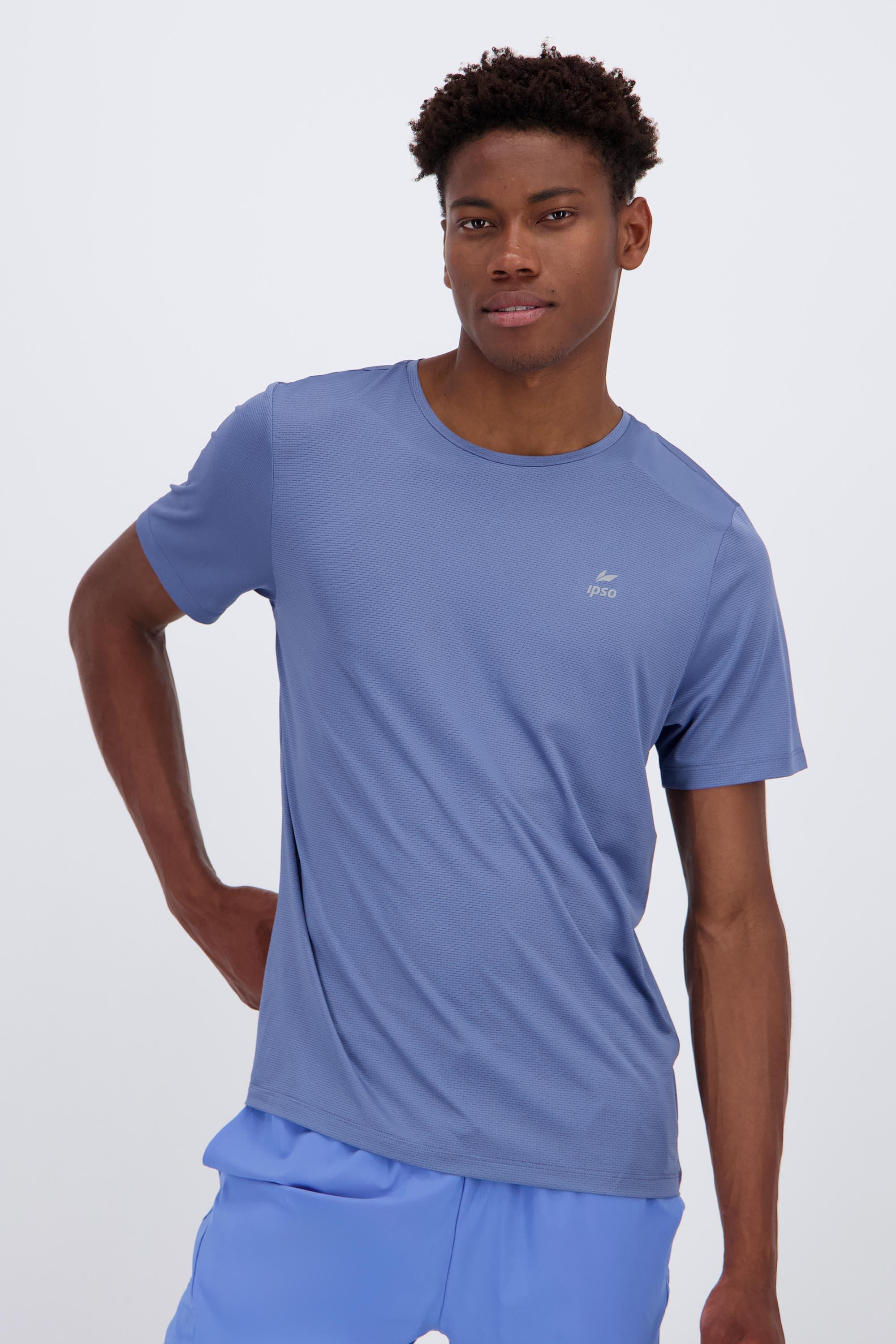 Camiseta Manga Corta Ipso - Denim - Camiseta Running Hombre talla XL