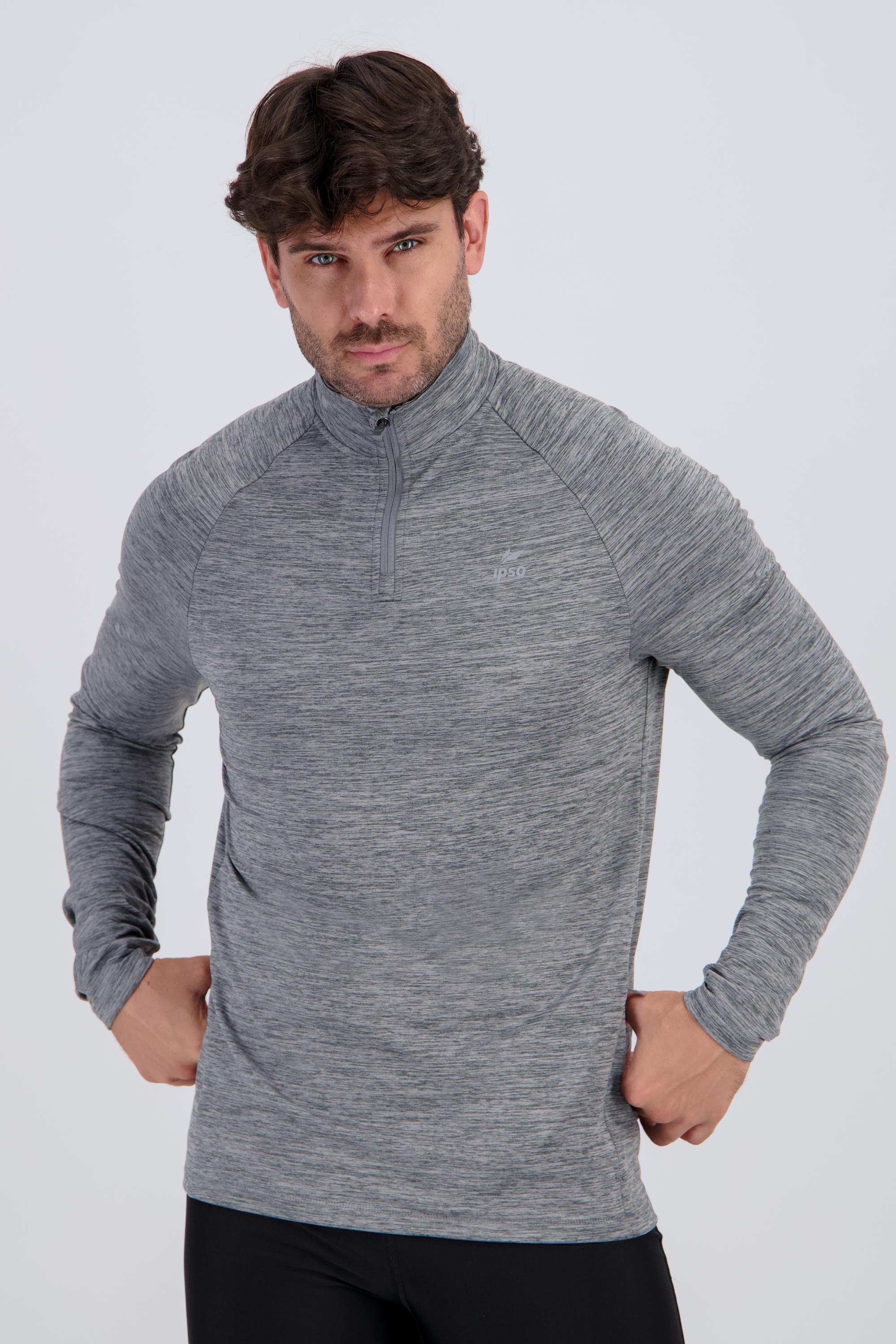 Ipso Combi - Gris - Sudadera Running Hombre talla S