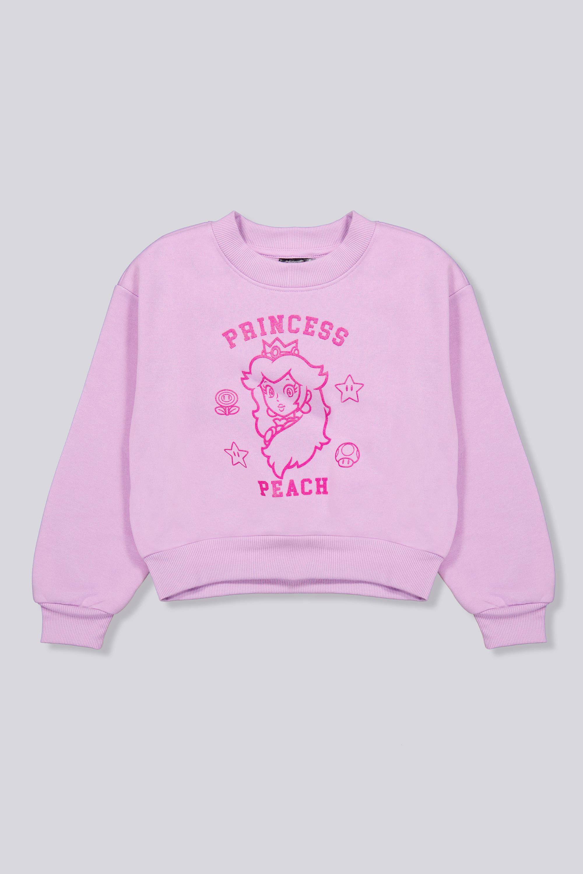 Glitter Peach - Malva - Sudadera Felpa Niña talla 4