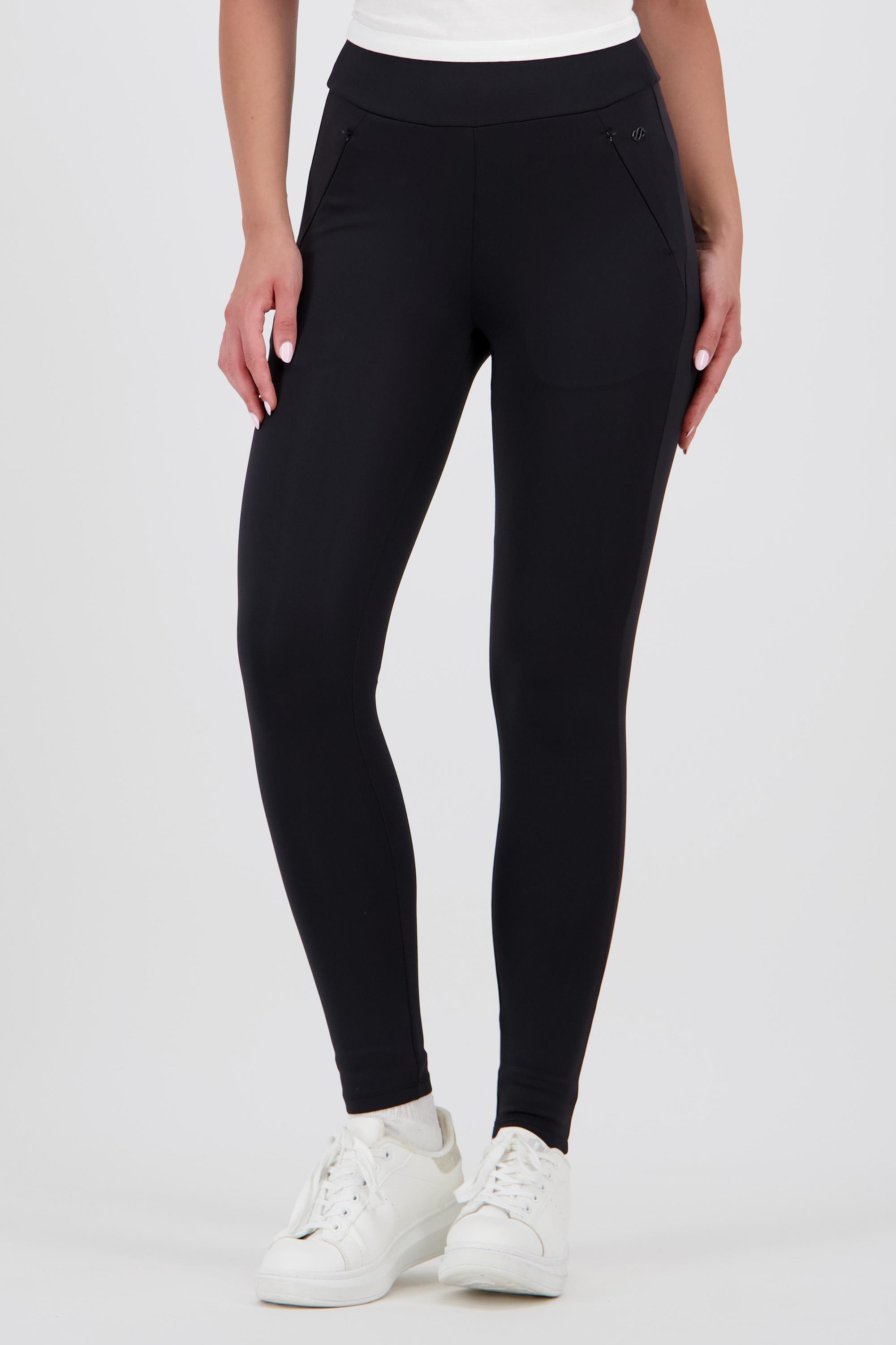 Mallas Largas Silver - Negro - Bolsillo Mujer talla S