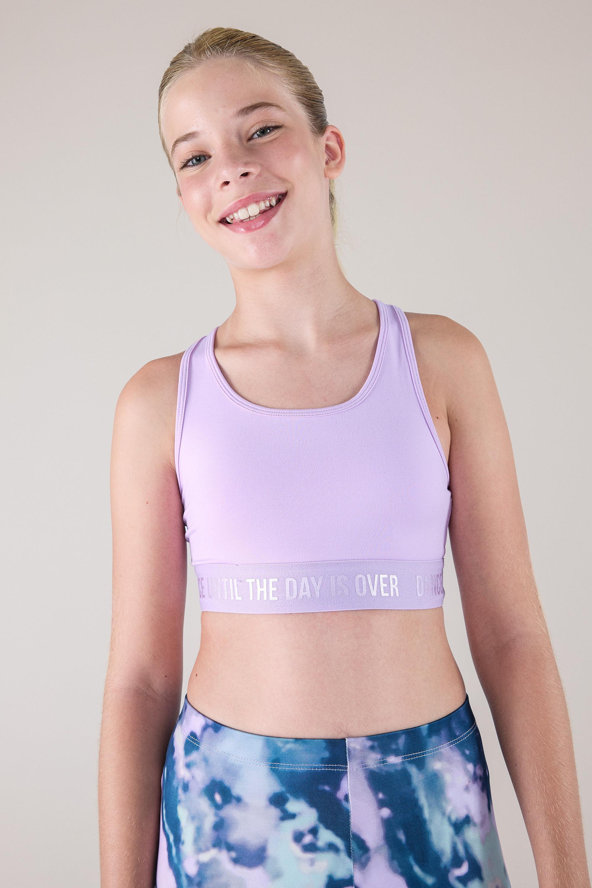 Top Deportivo Doone - Malva - Top Espalda Cruzada Niña talla 8