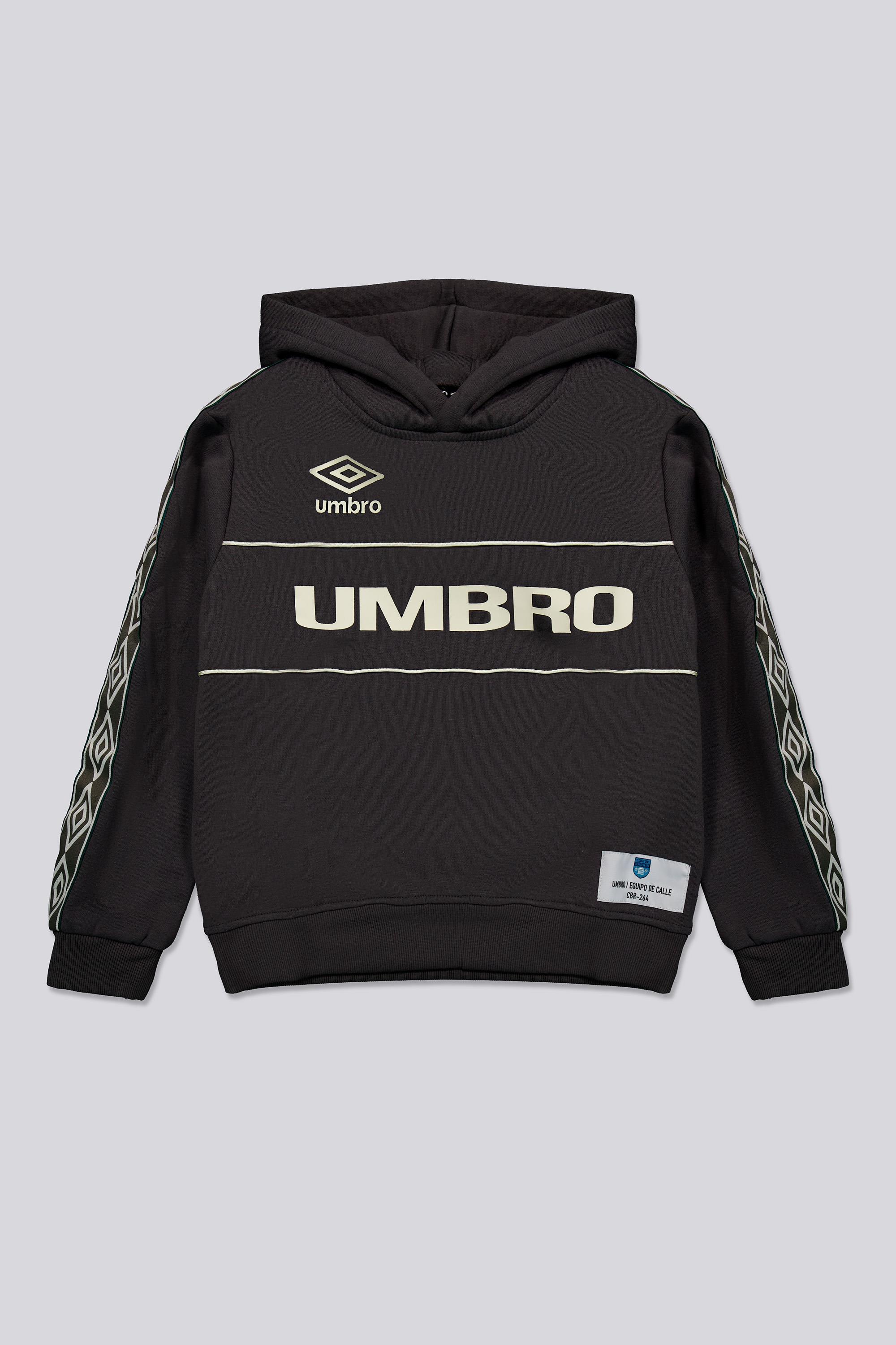 Sudadera Capucha Umbro - Gris - Sudadera Felpa Niño talla 10