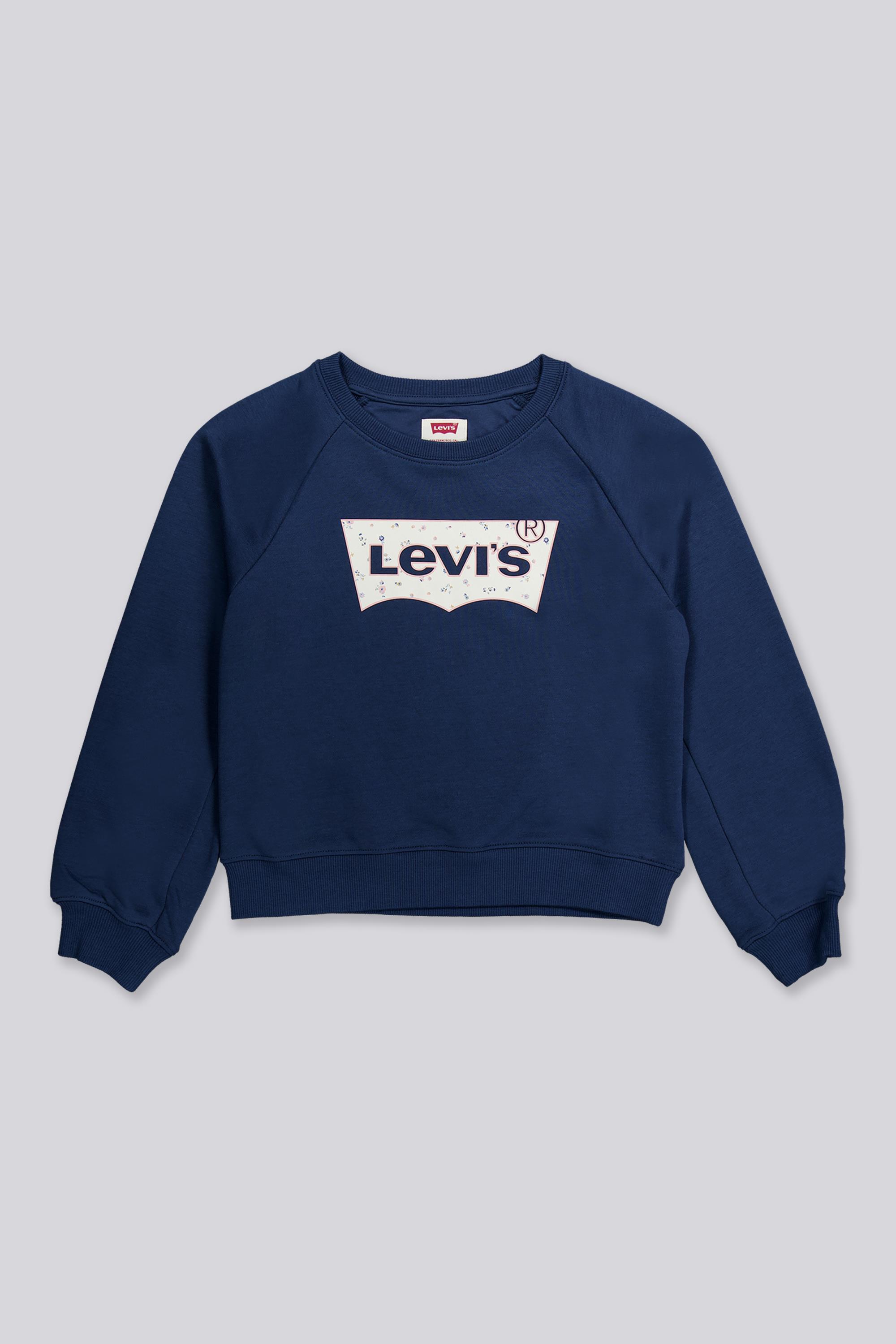 Sudadera Levi's - Azul - Sudadera Algodón Niña talla 14