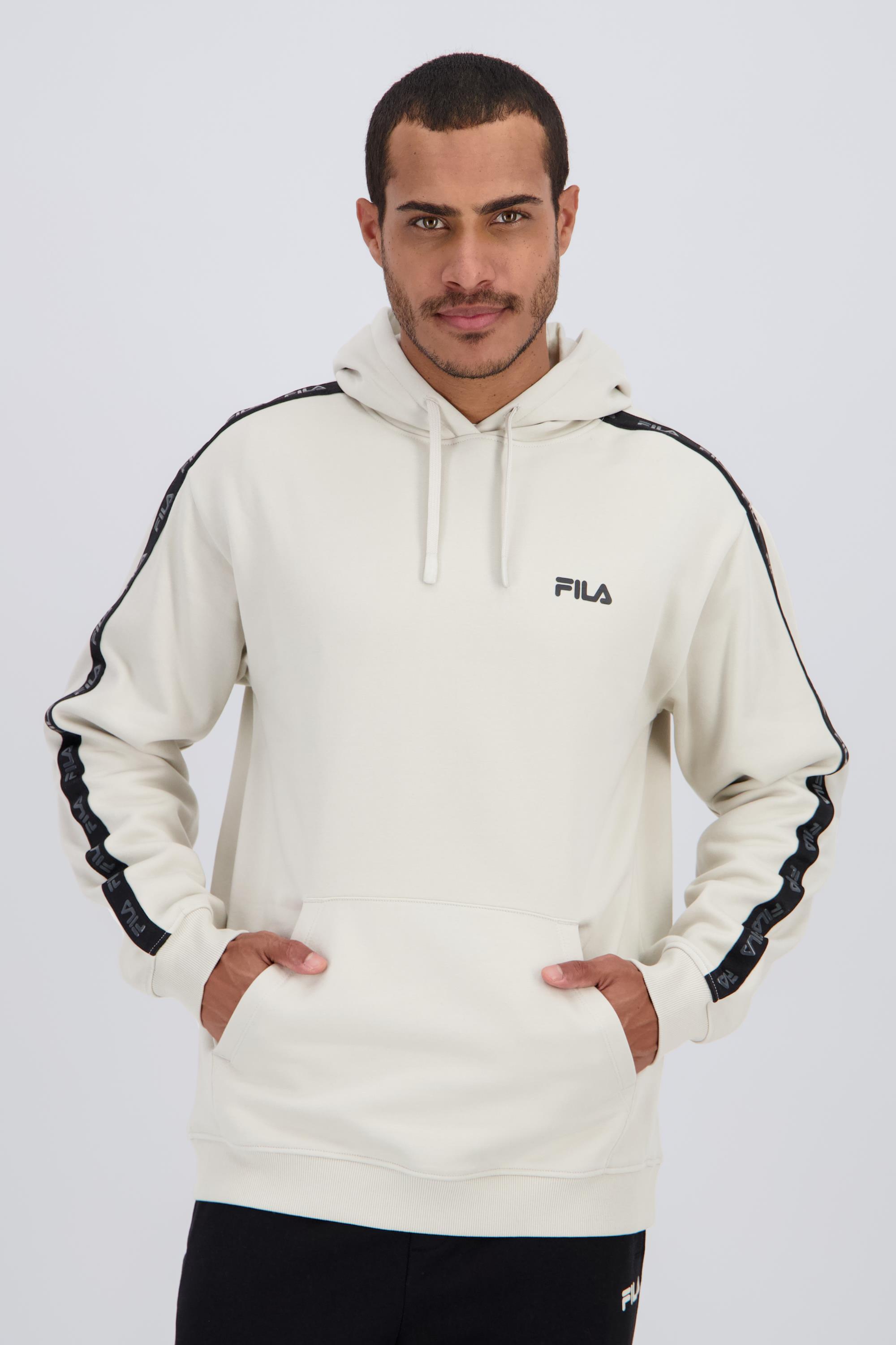 Fila Tape - Gris - Sudadera Capucha Hombre talla S